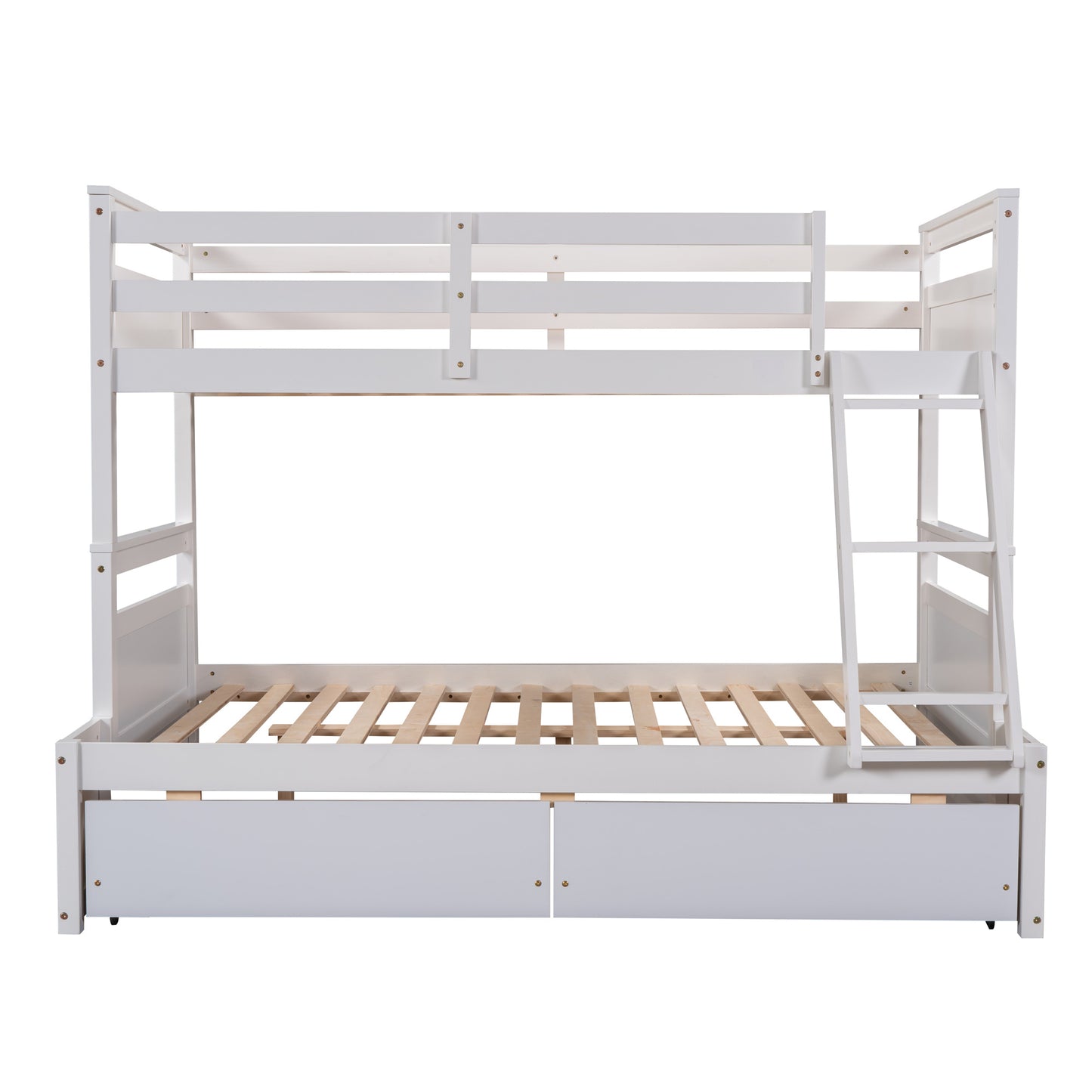 Twin over Full Bunk Bed w/Storage