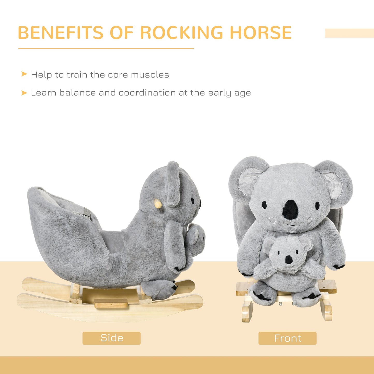 Koala-shaped Rocker w/Sounds