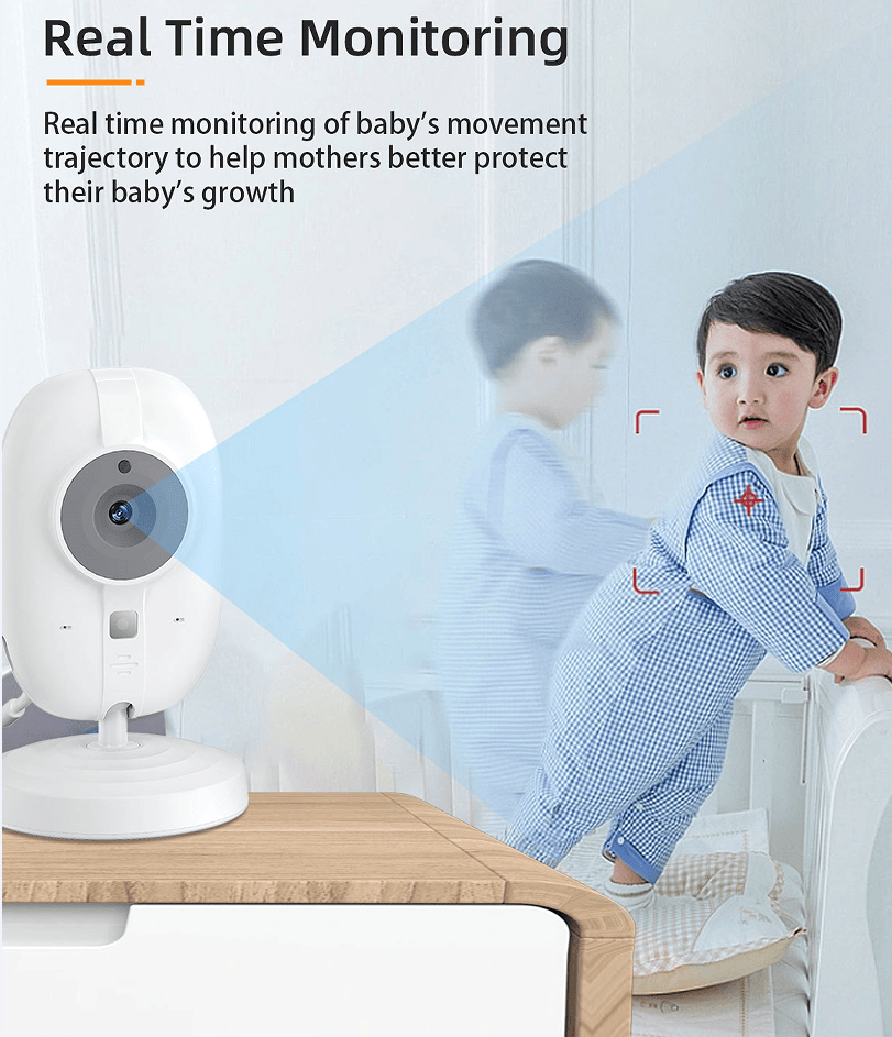 3.5 inch LCD MicroSD Video Baby Monitor