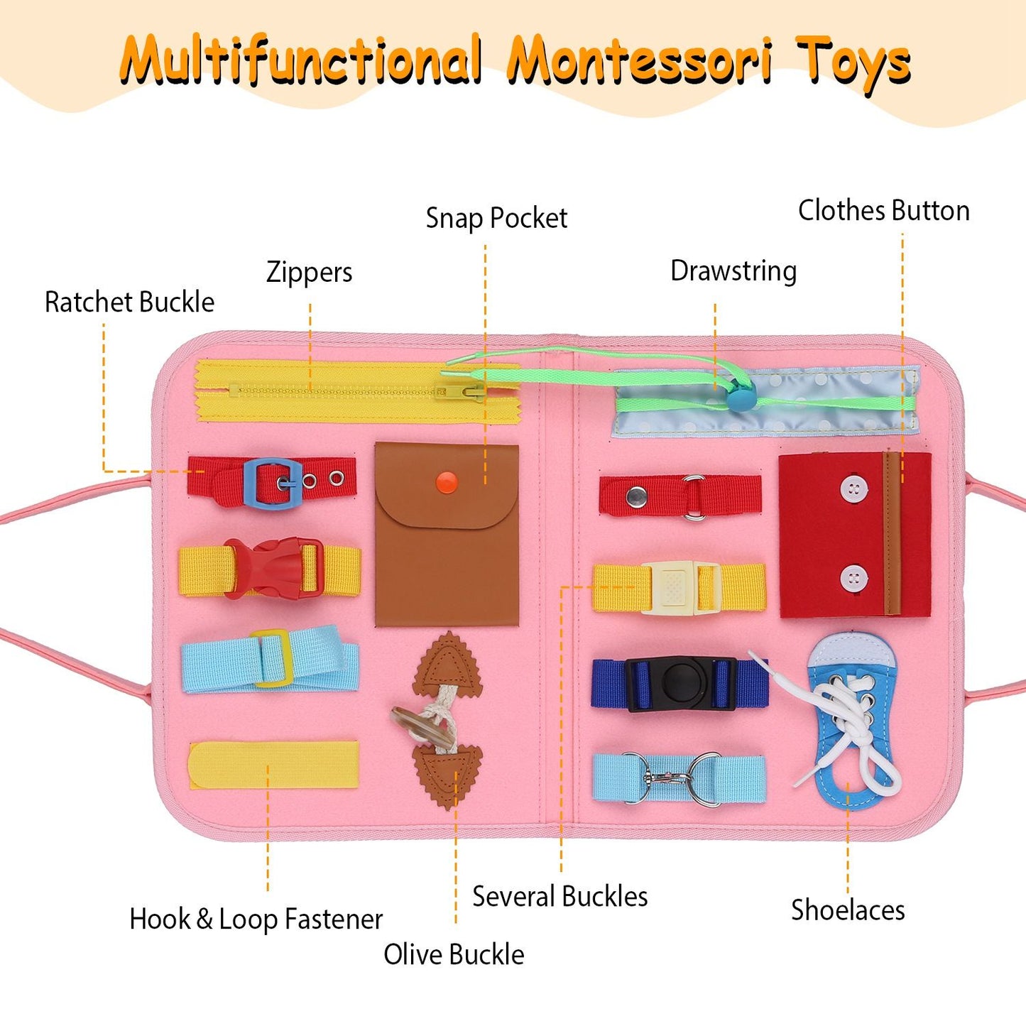 Preschool Sensory Activity Board