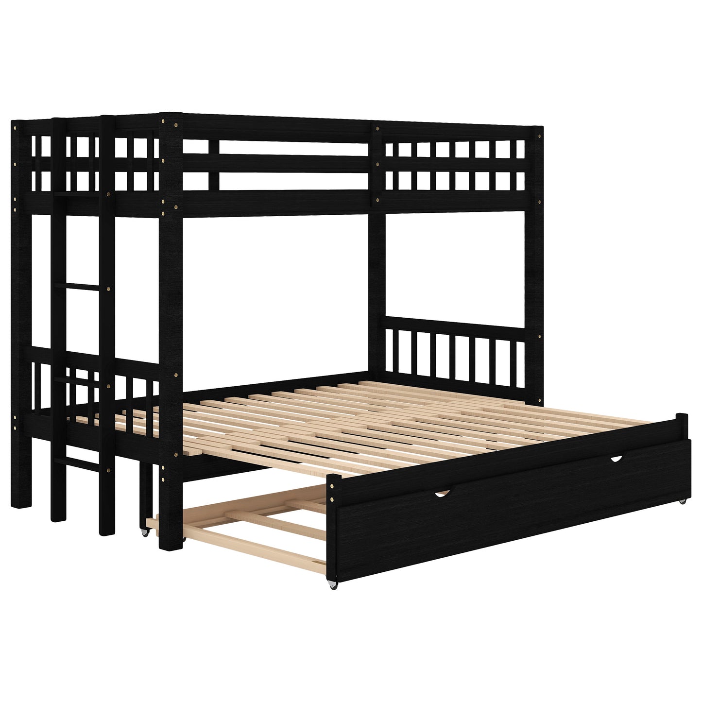 Twin Pull-out Bunk Bed w/Trundle