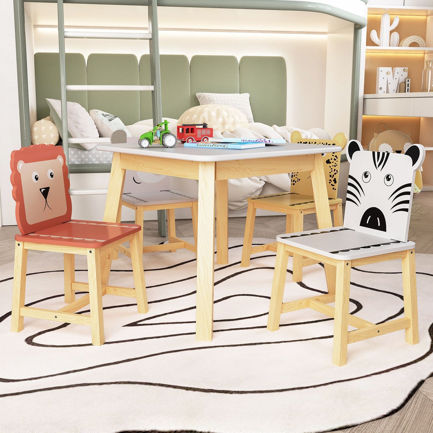 5 Piece Kiddy Table and Chair Set