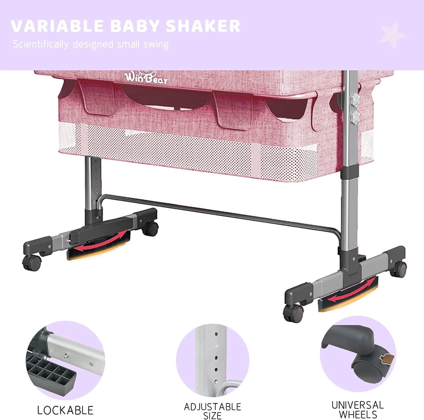 3 in 1 Bedside Crib