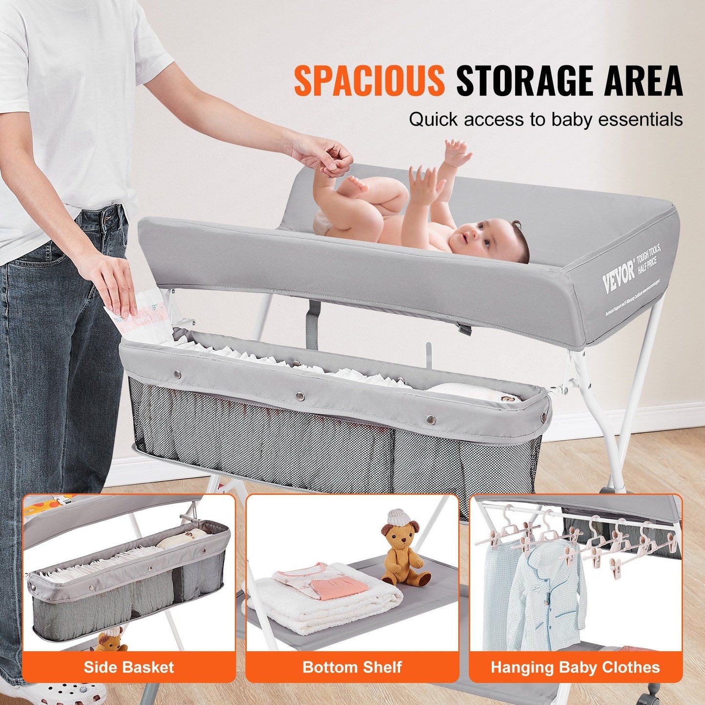 Folding Diaper Changing Station