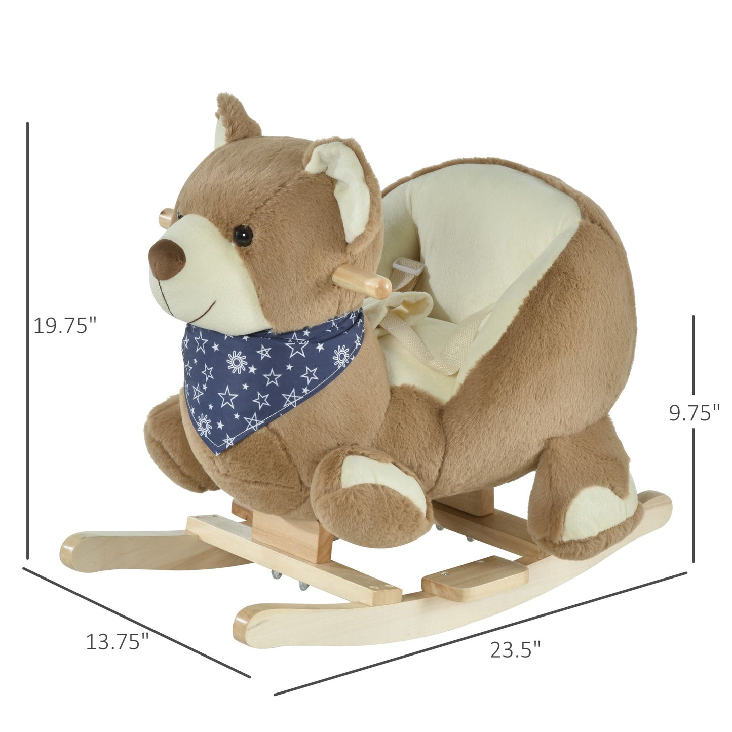 Bear Plush Animal Rocker