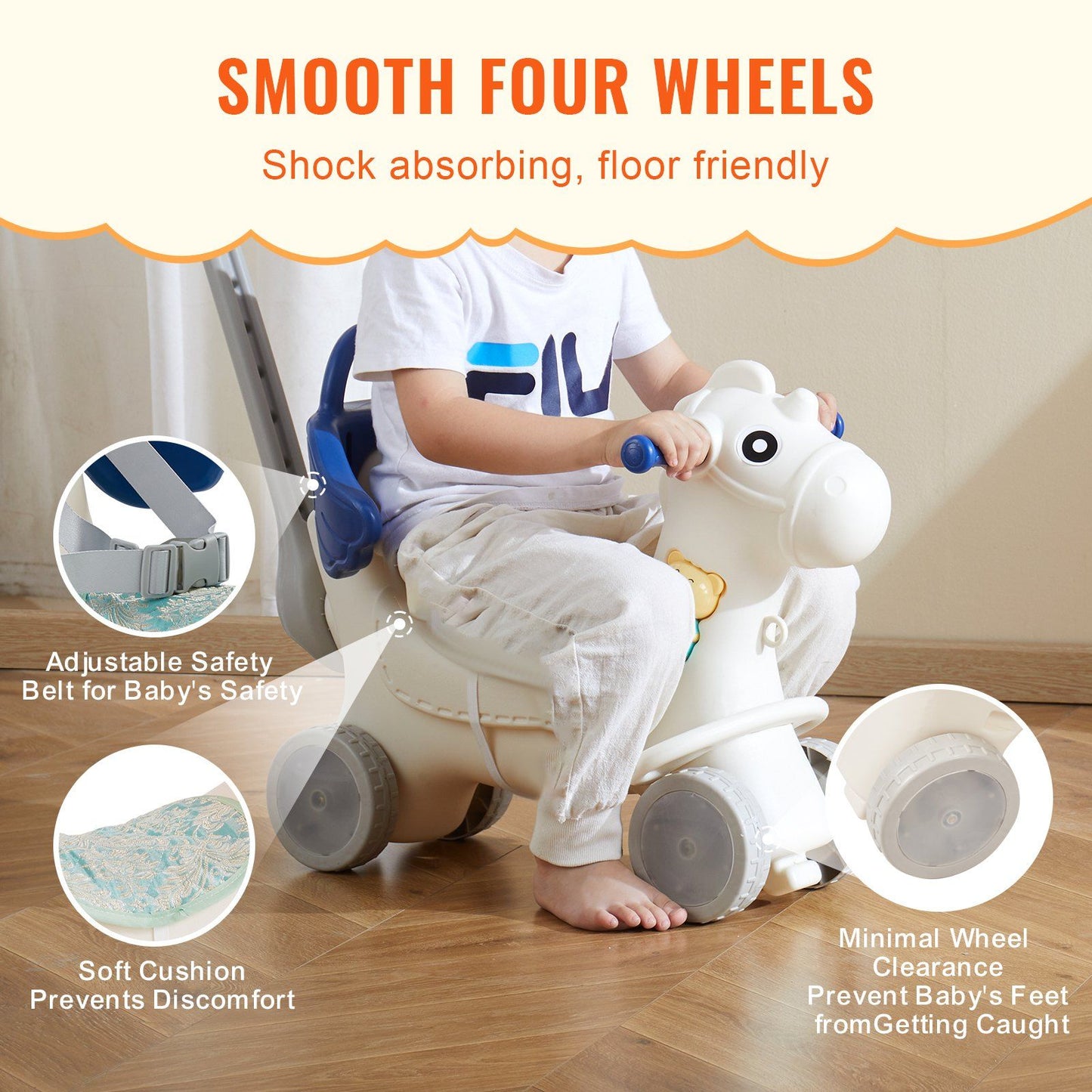 4 in 1 Rocking Horse