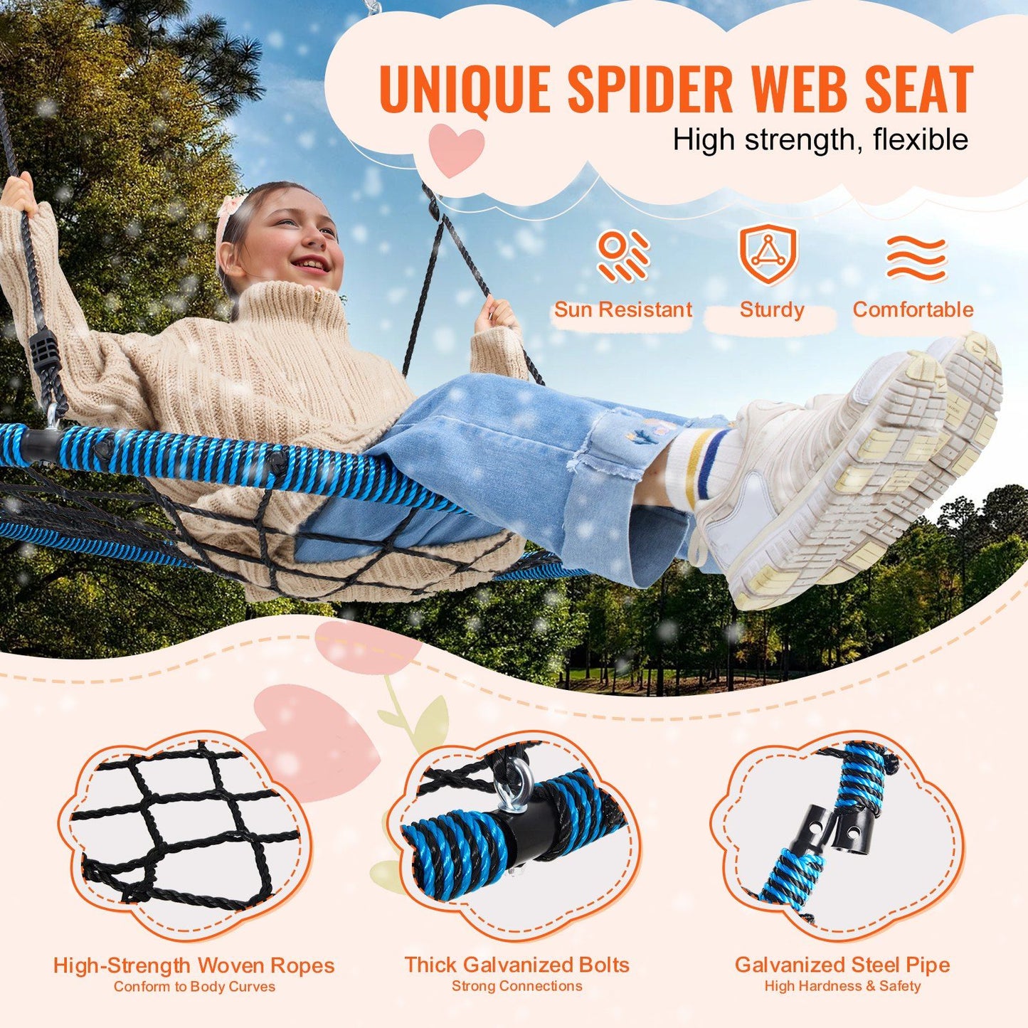 Spider Web Saucer Swing