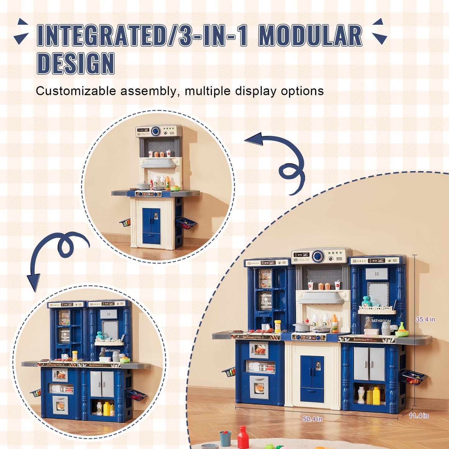 74 Piece Kitchen Playset