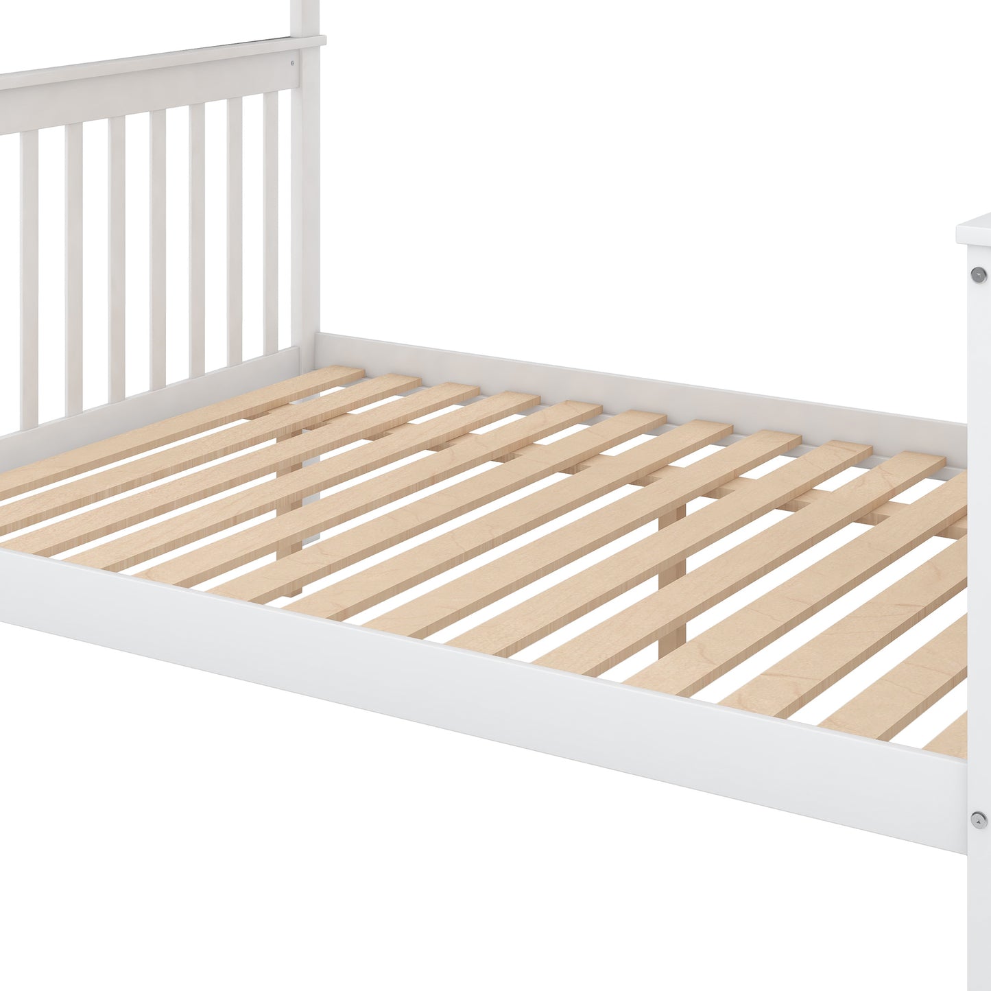 Twin over Full Bunk Bed w/Trundle & Staircase