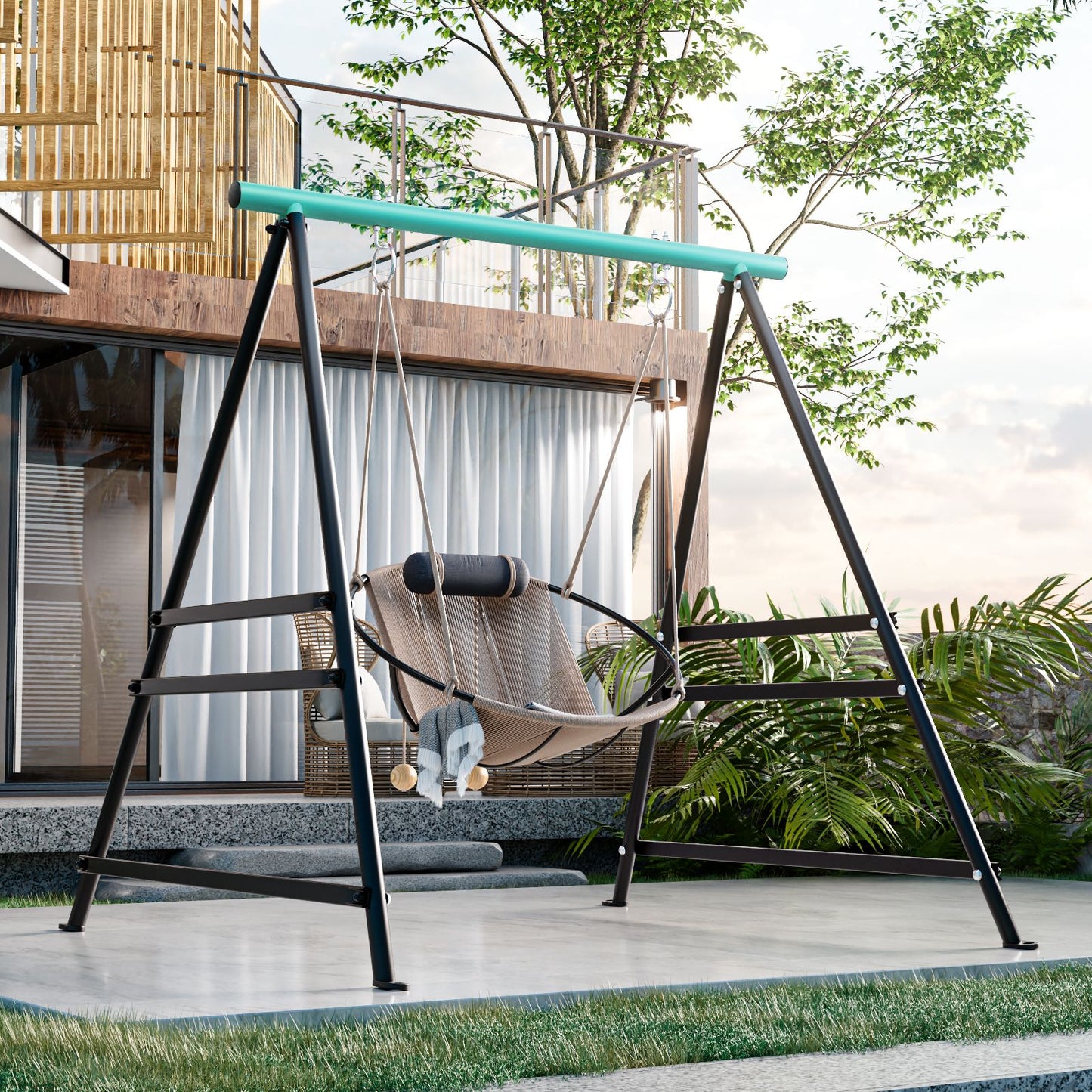 Metal Swing Set