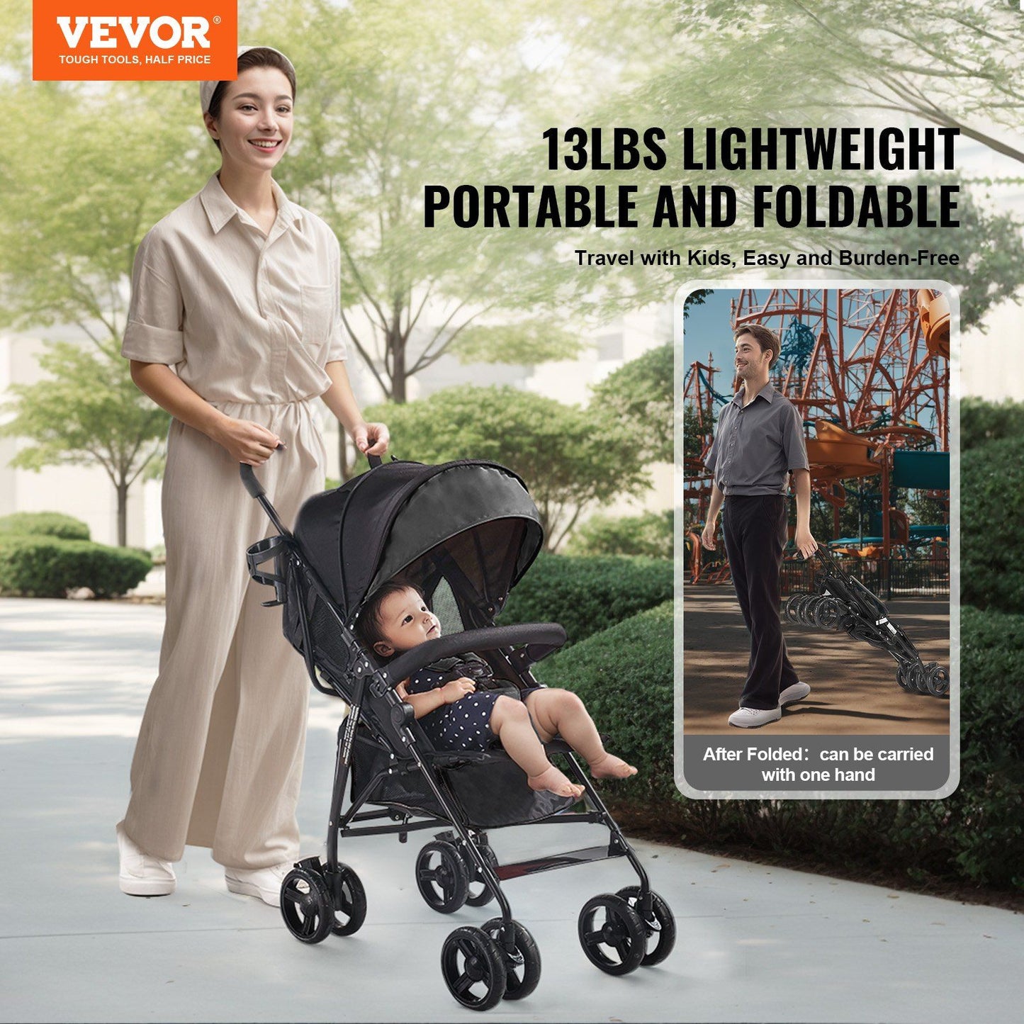 Adjustable Lightweight Stroller