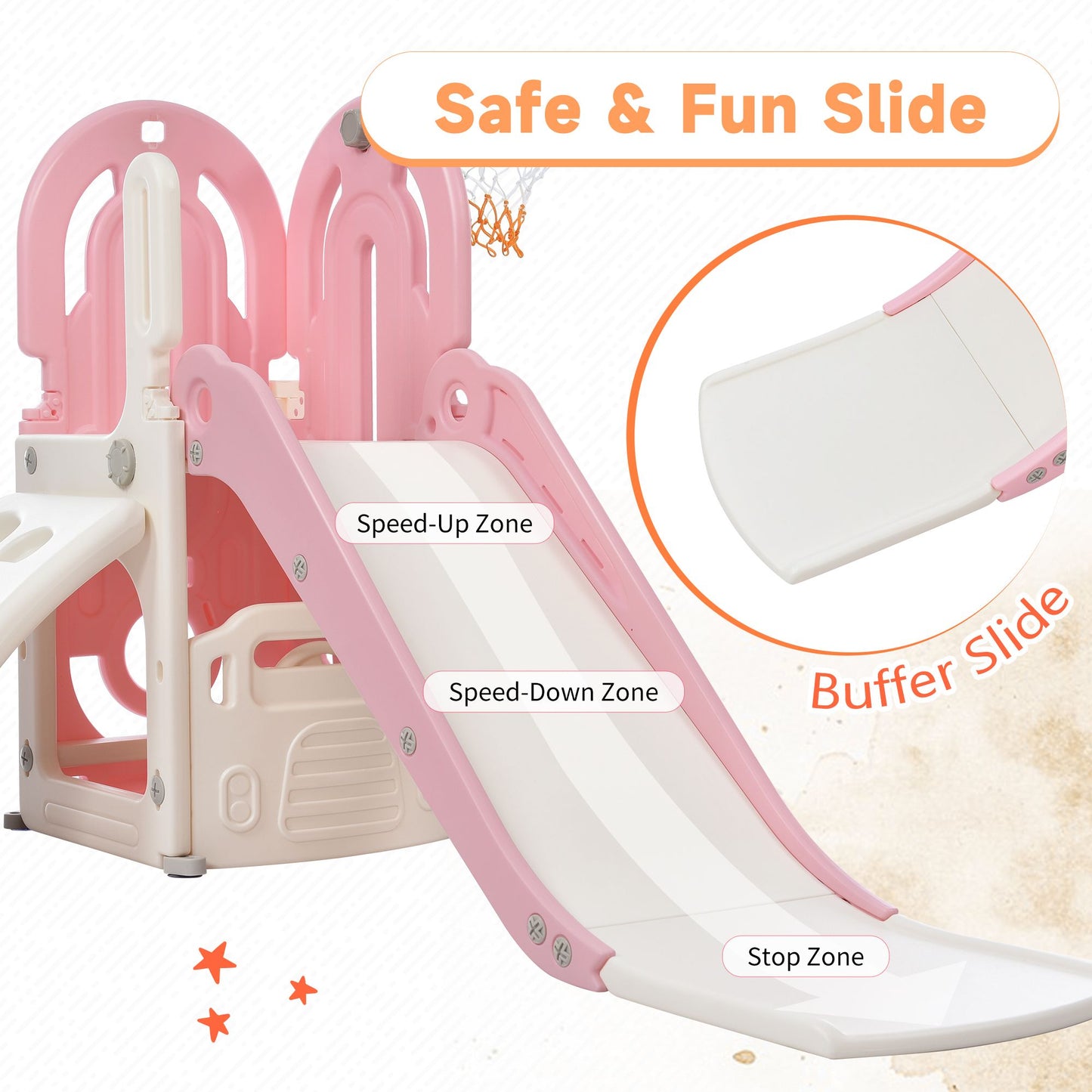 4 in 1 Climber and Slide Set