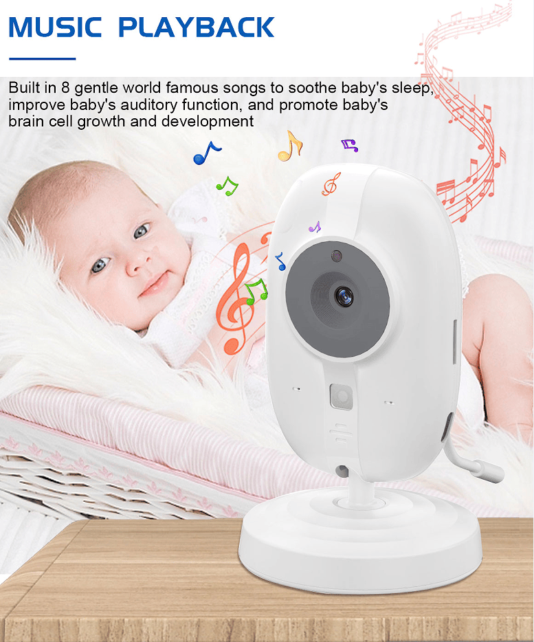 3.5 inch LCD MicroSD Video Baby Monitor