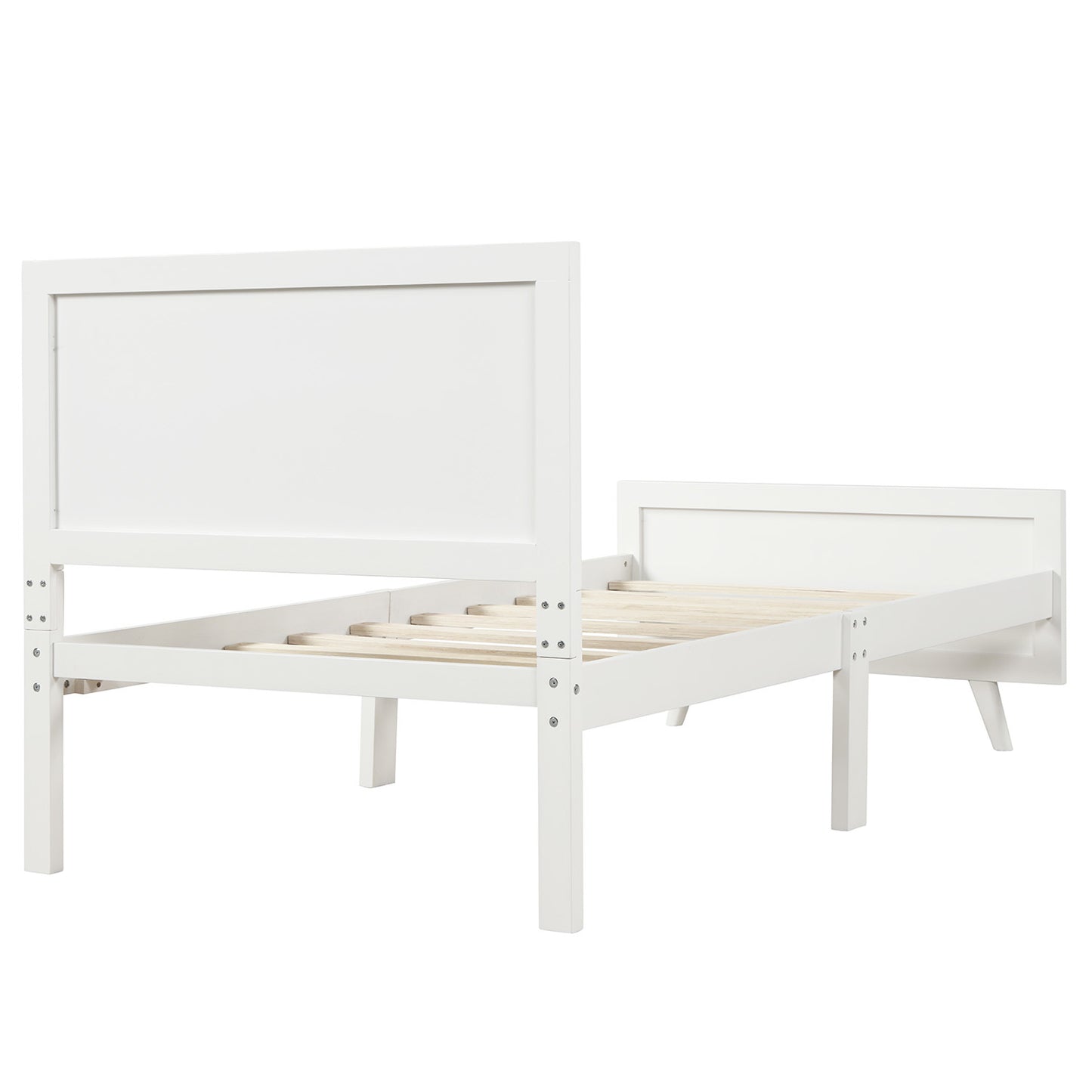 Wood Platform Twin Bed