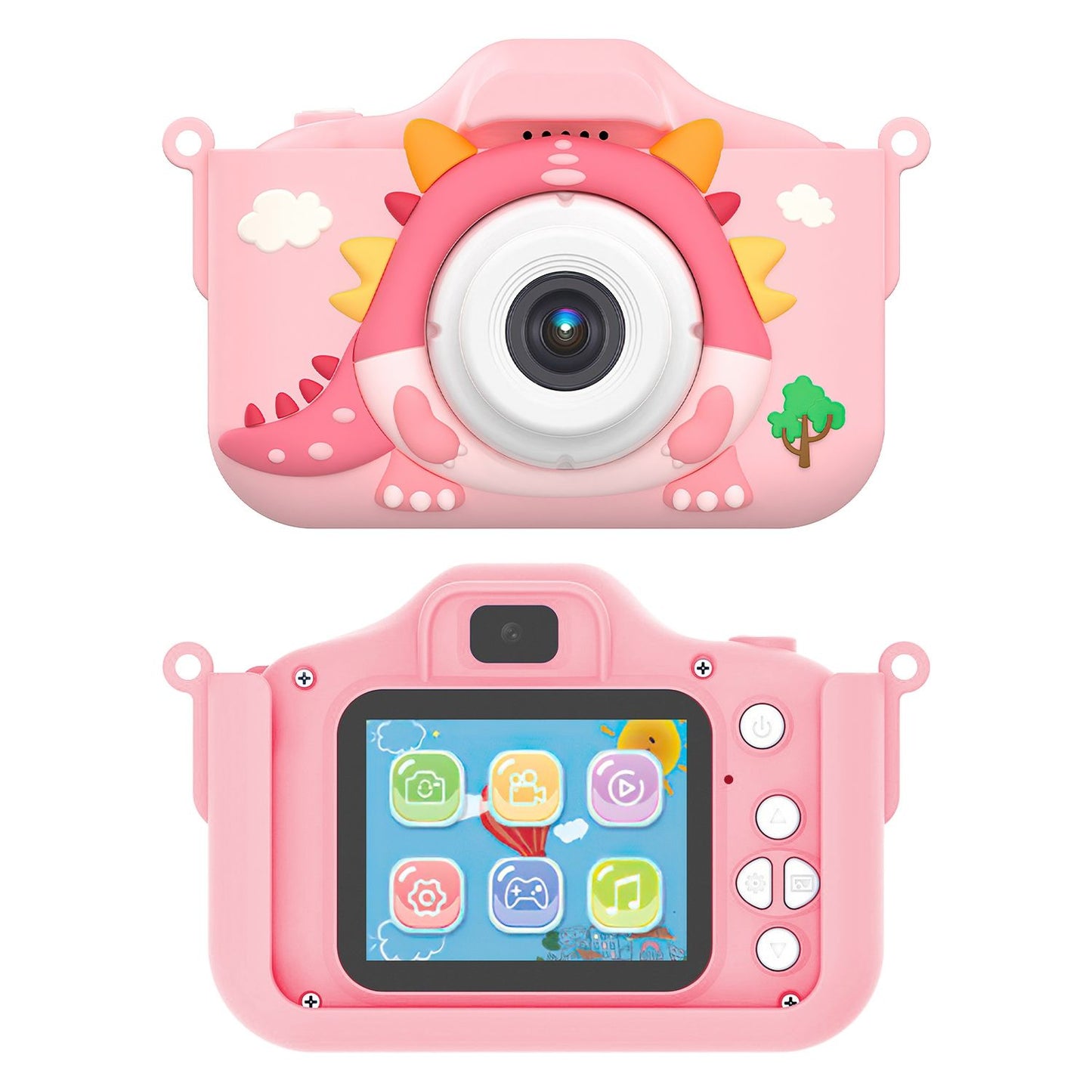 48MP 1080P HD Dinosaur Kids Selfie Camera