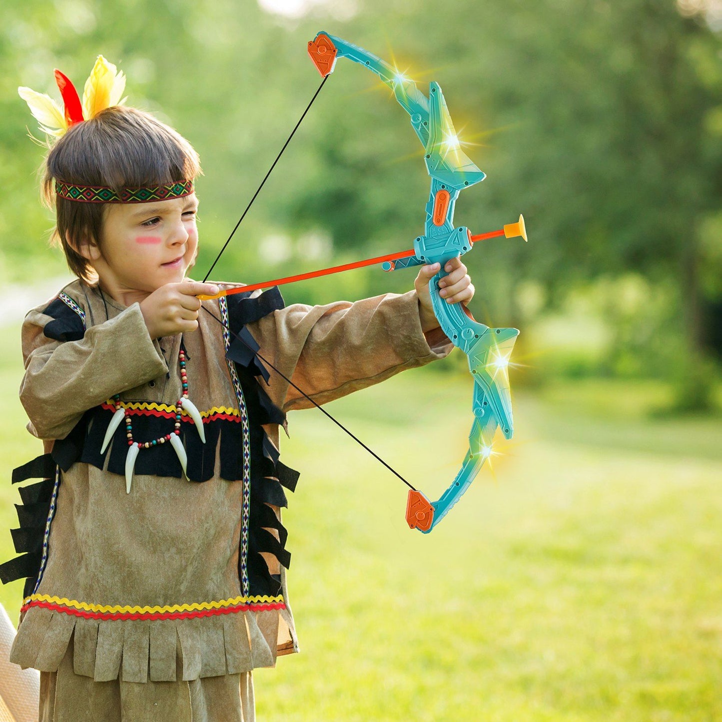 LED Light Up Bow and Arrow Set