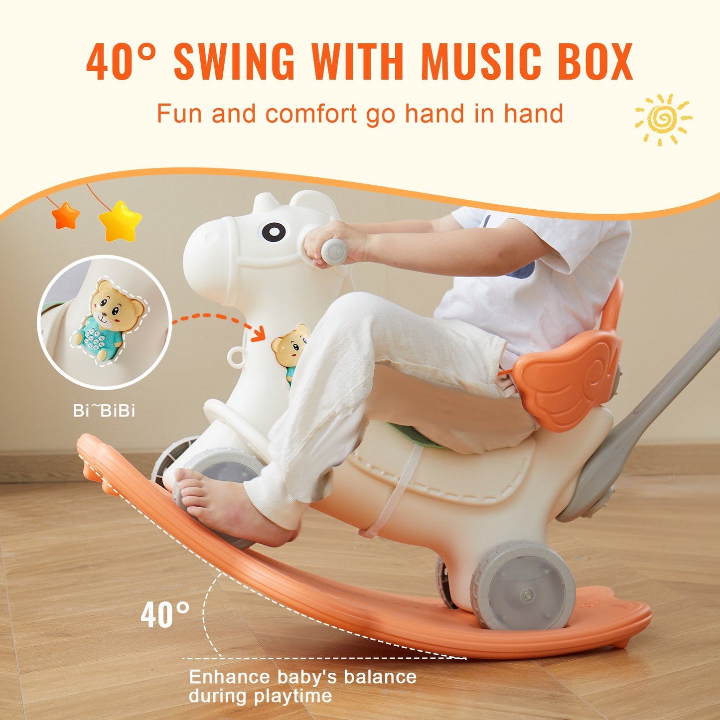 4 in 1 Rocking Horse