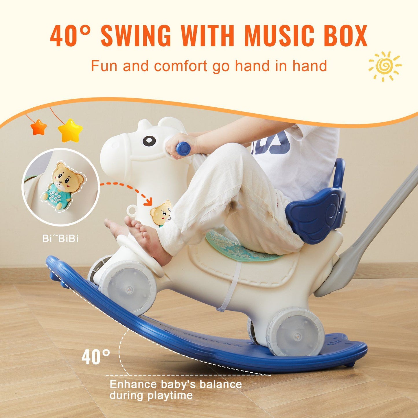 4 in 1 Rocking Horse