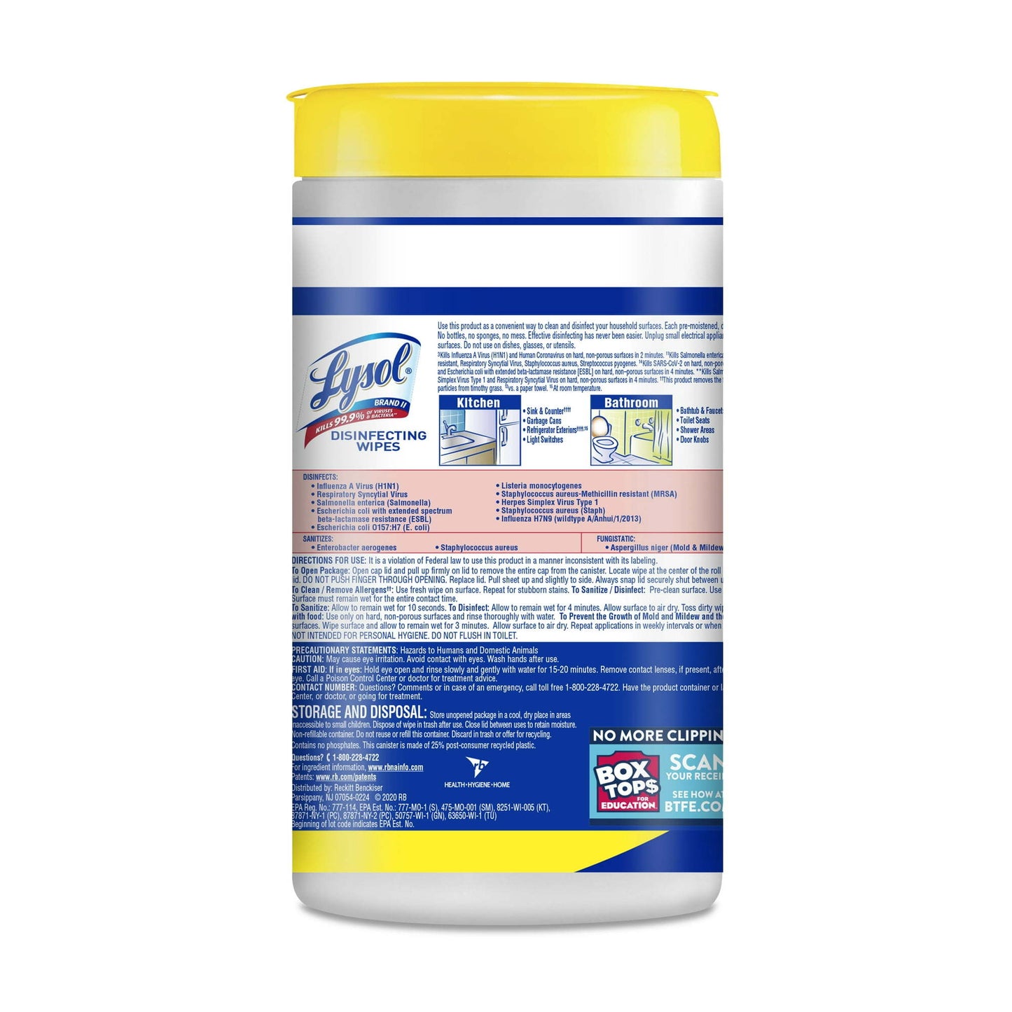 Lysol Disinfectant Wipes, 240 Count (Pack of 3)