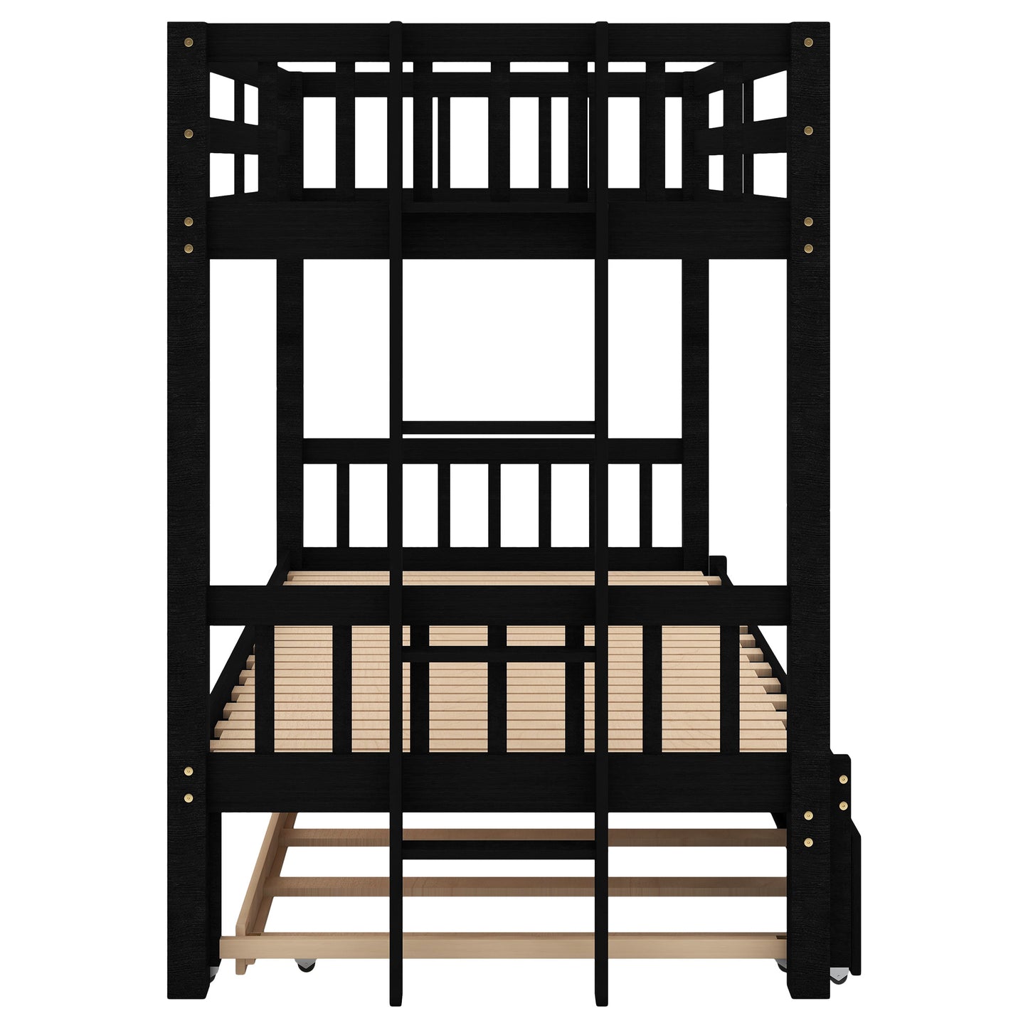 Twin Pull-out Bunk Bed w/Trundle