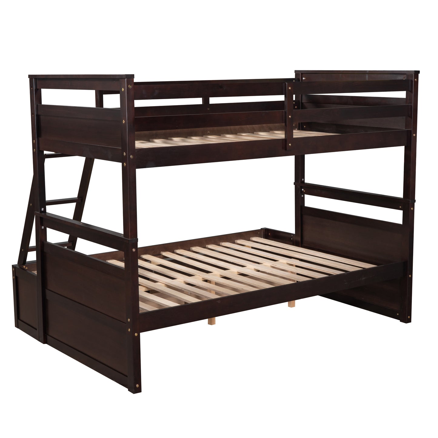 Twin over Full Bunk Bed w/Storage