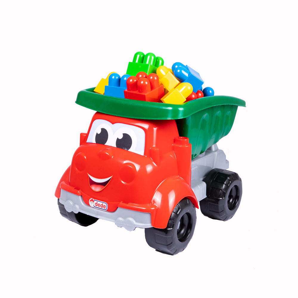 Toy Truck w/Blocks, (30 Pieces)