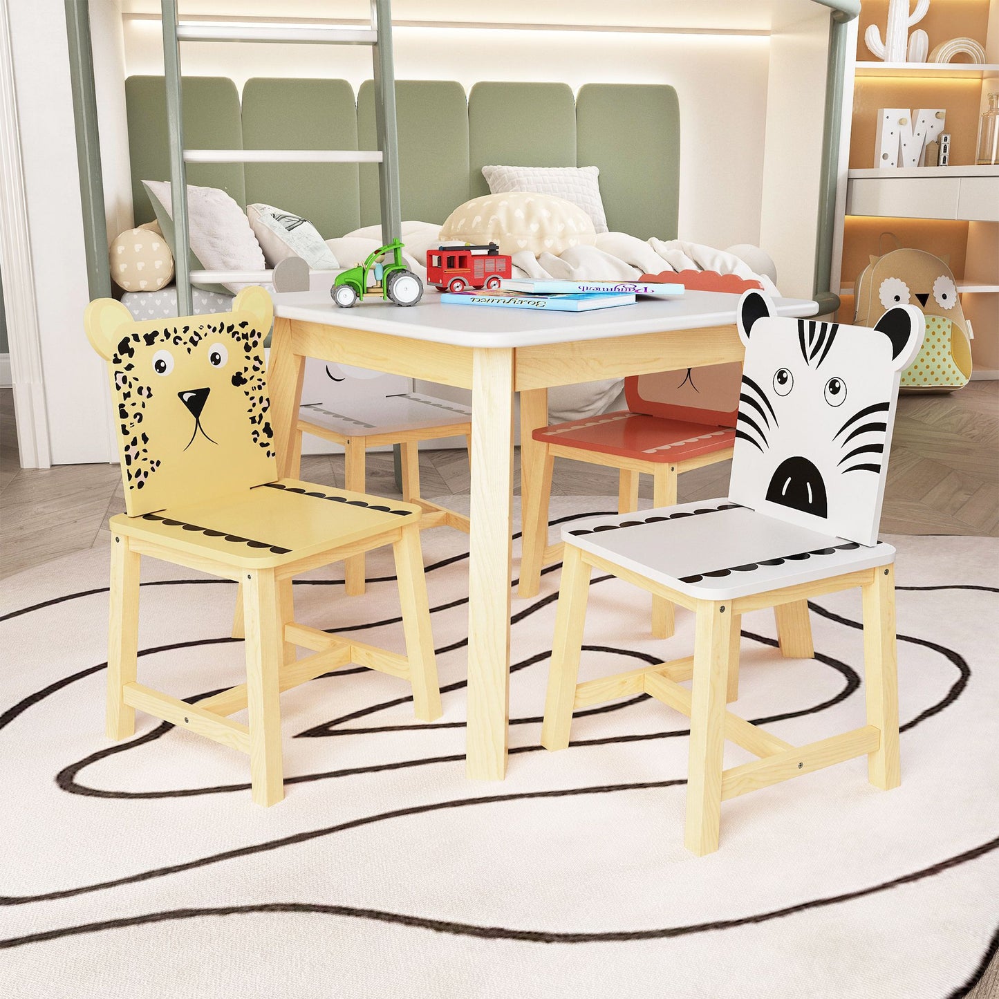 5 Piece Kiddy Table and Chair Set