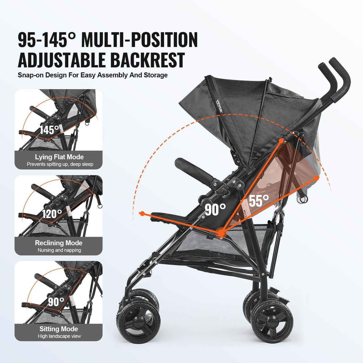 Adjustable Lightweight Stroller