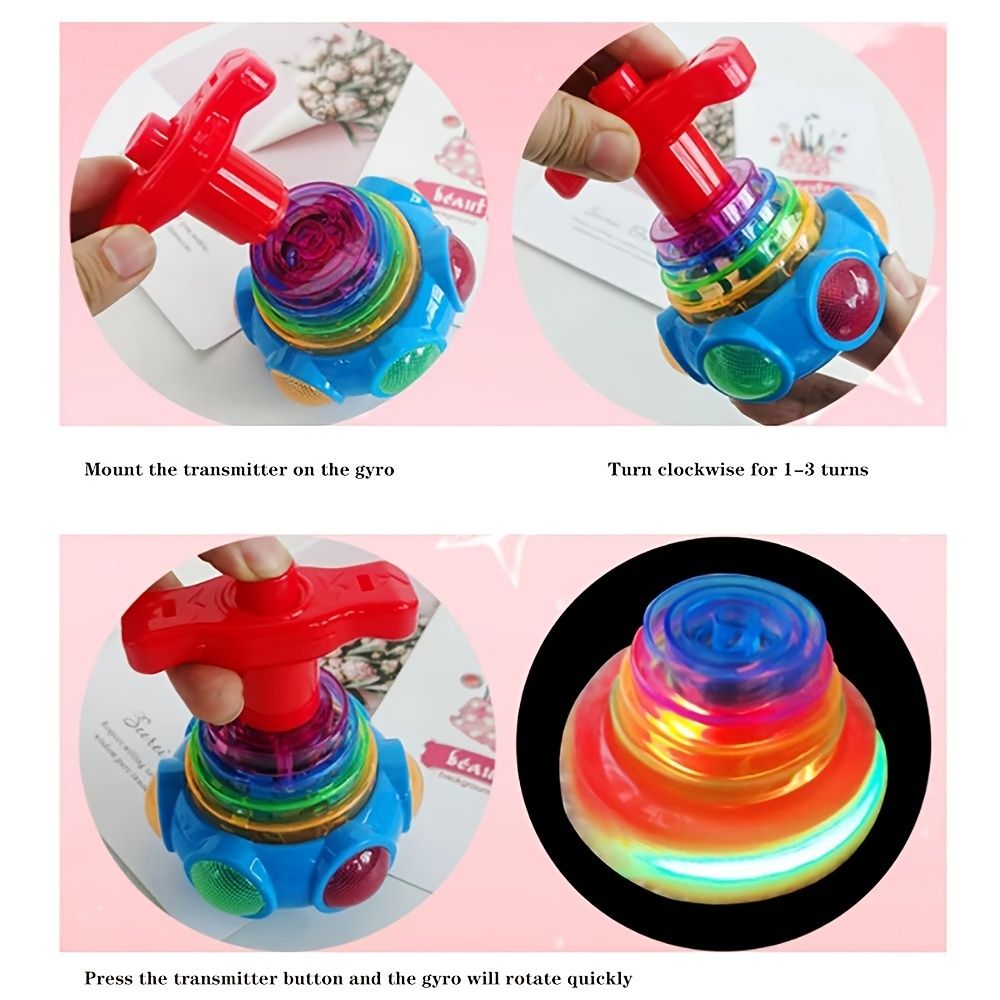 Luminous Rotating Gyro Toy