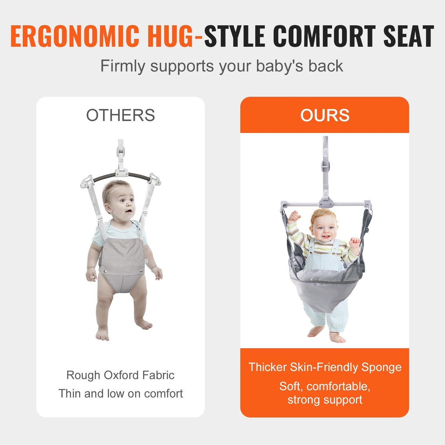 VEVOR Height-Adjustable Baby Jumper