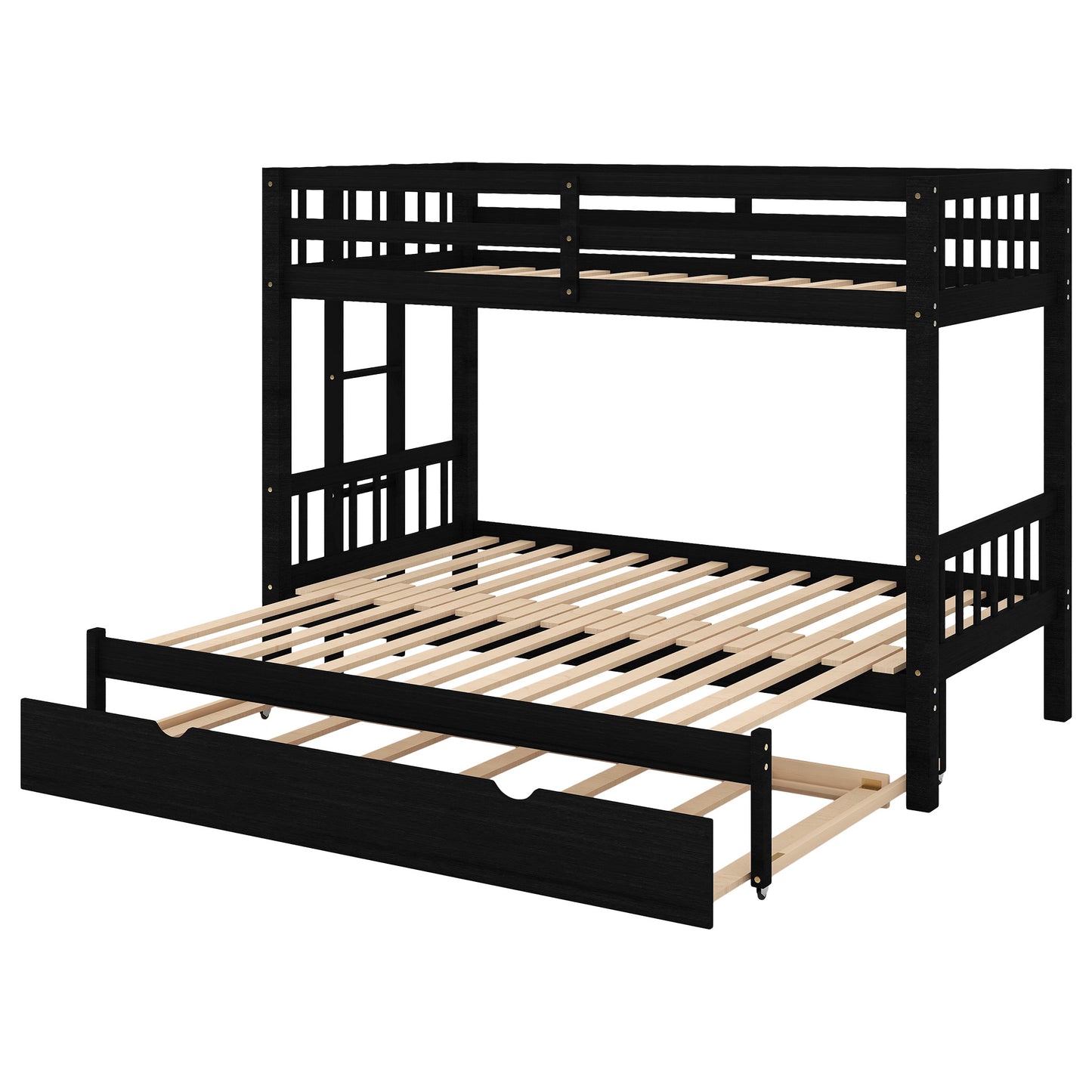 Twin Pull-out Bunk Bed w/Trundle