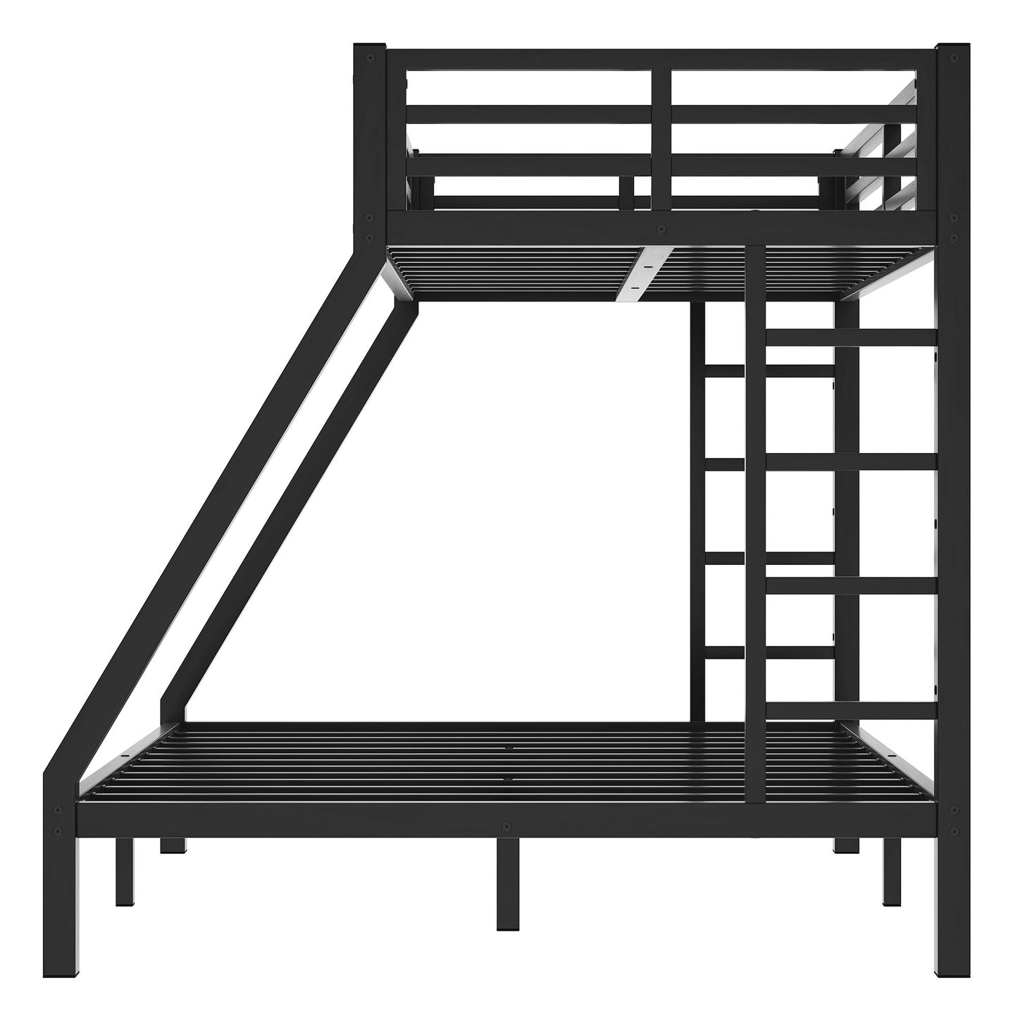 Metal Twin XL over Queen Bunk Bed