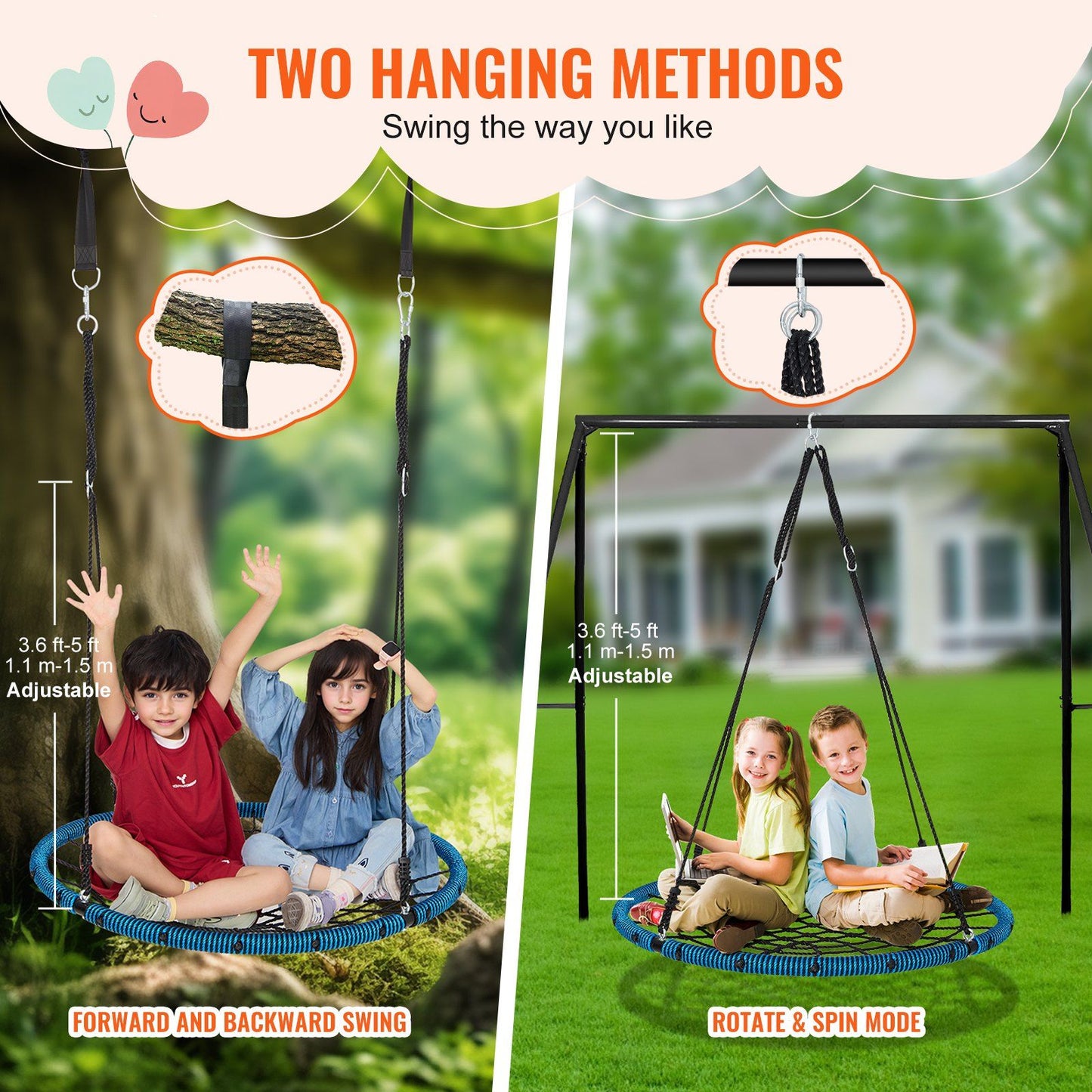 Spider Web Saucer Swing