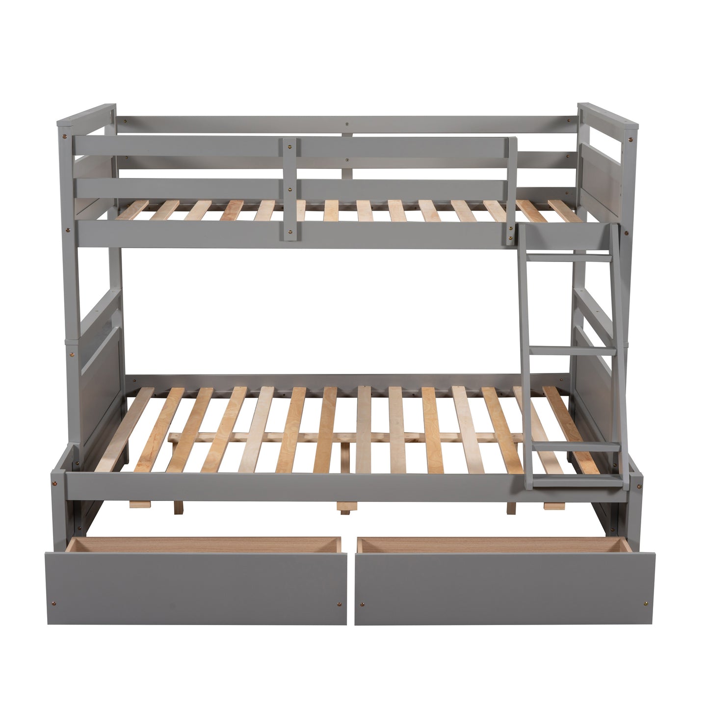 Twin over Full Bunk Bed w/Storage