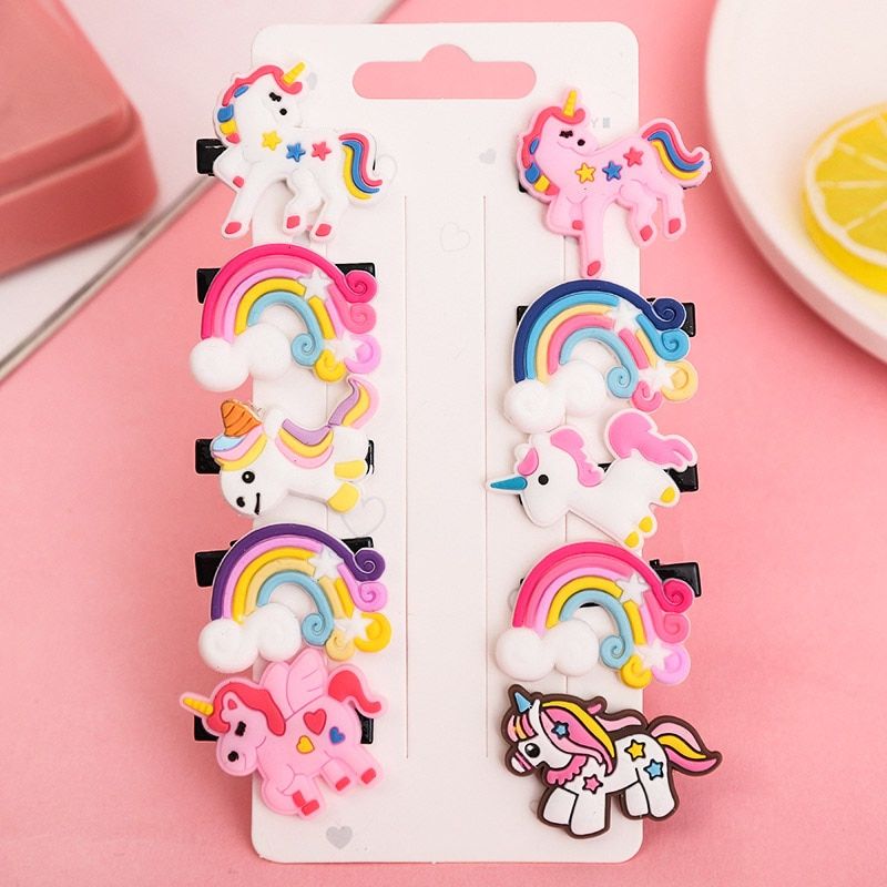 10Pcs Cartoon Hairclips