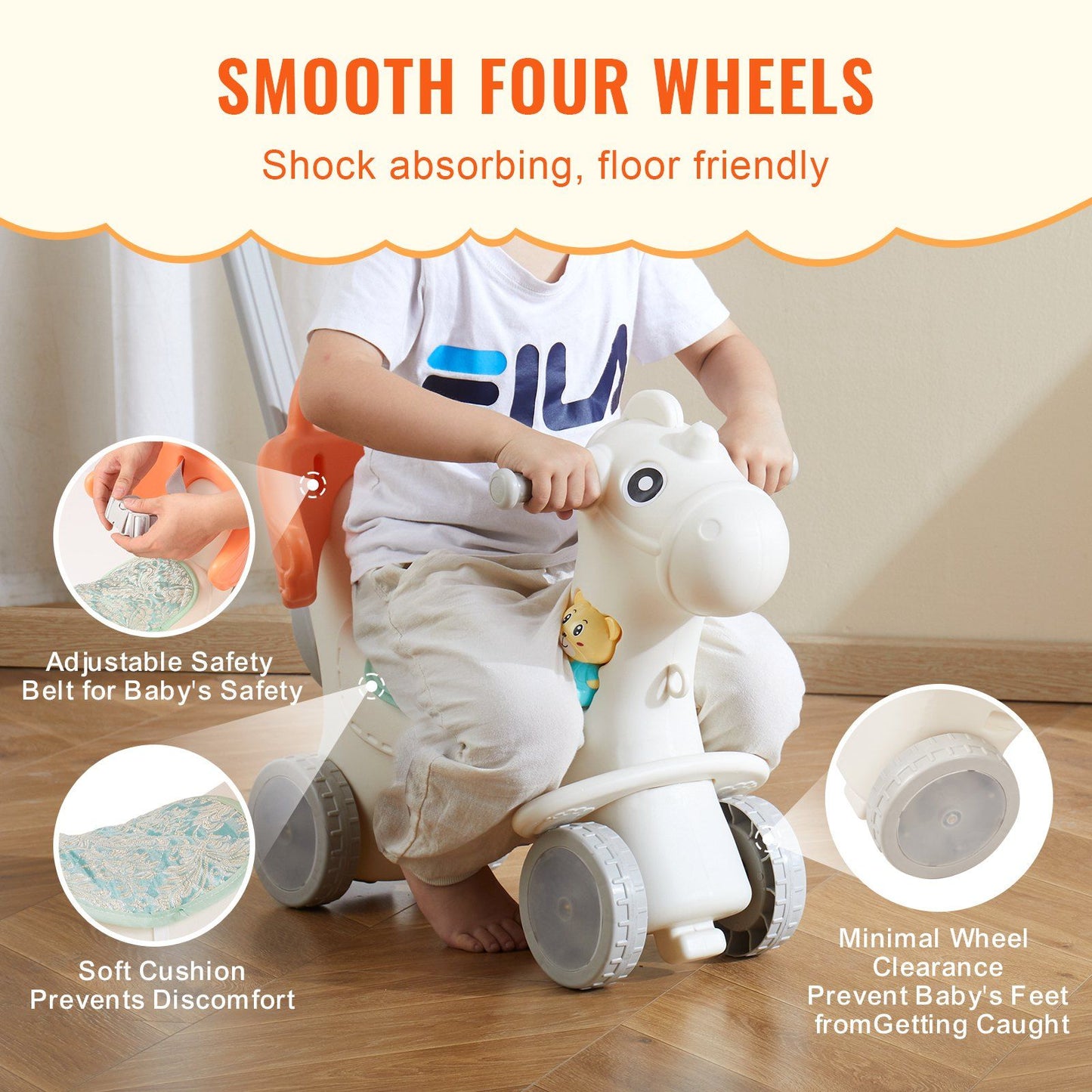 4 in 1 Rocking Horse