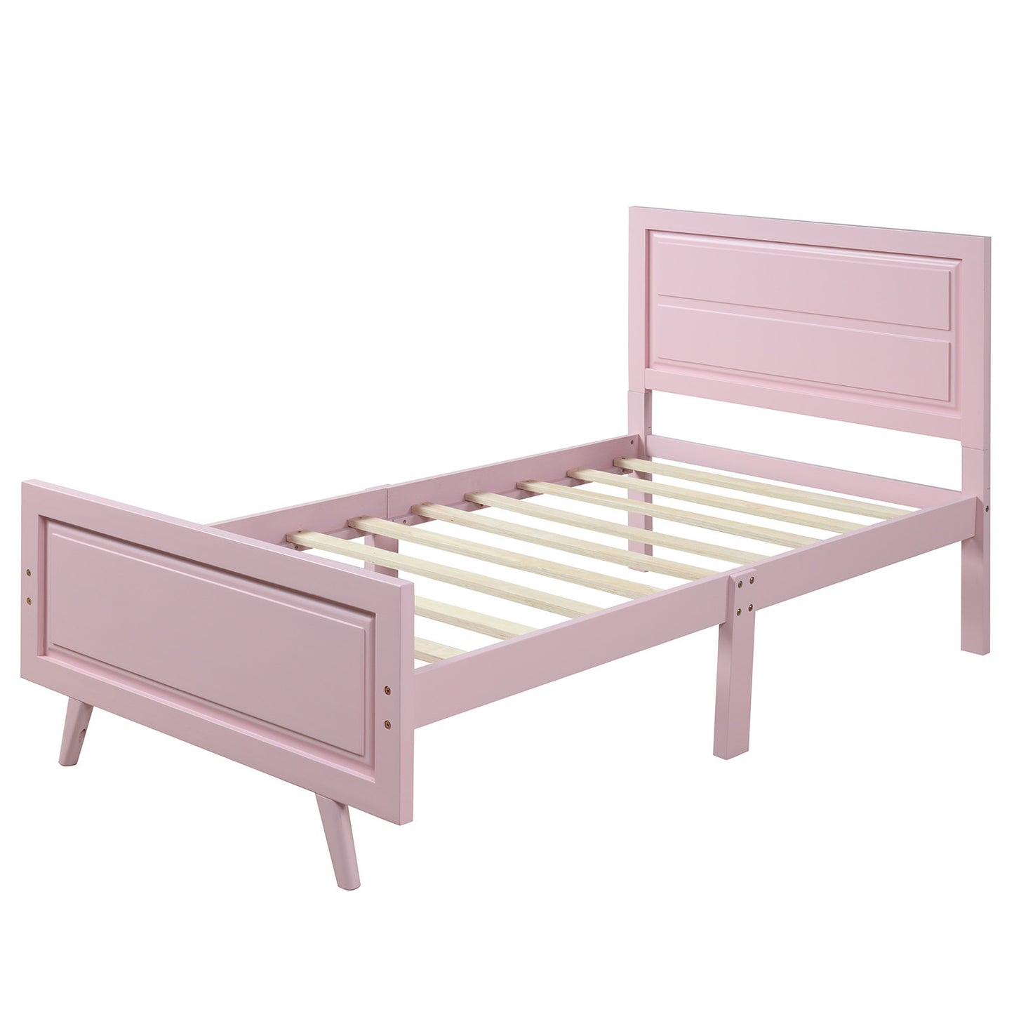 Wood Platform Twin Bed