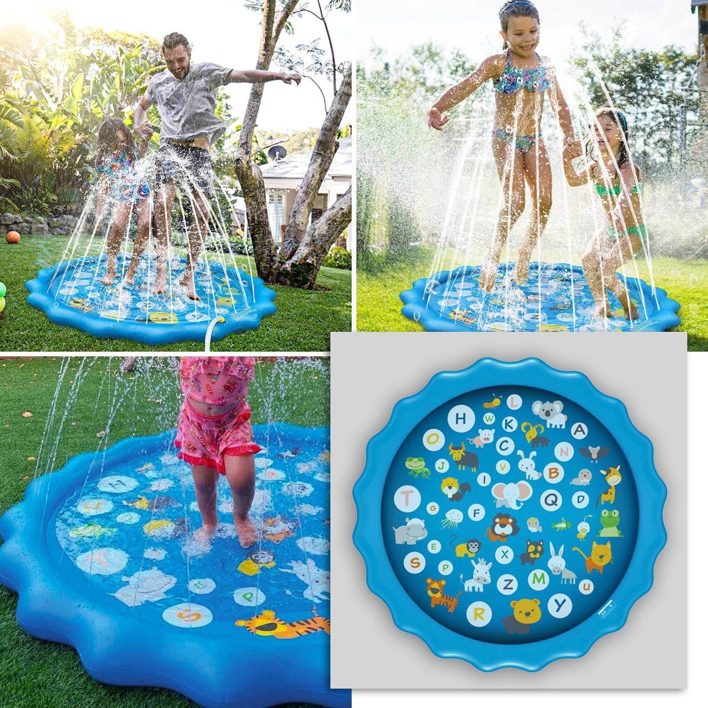 68IN Inflatable Sprinkler Splash Pad