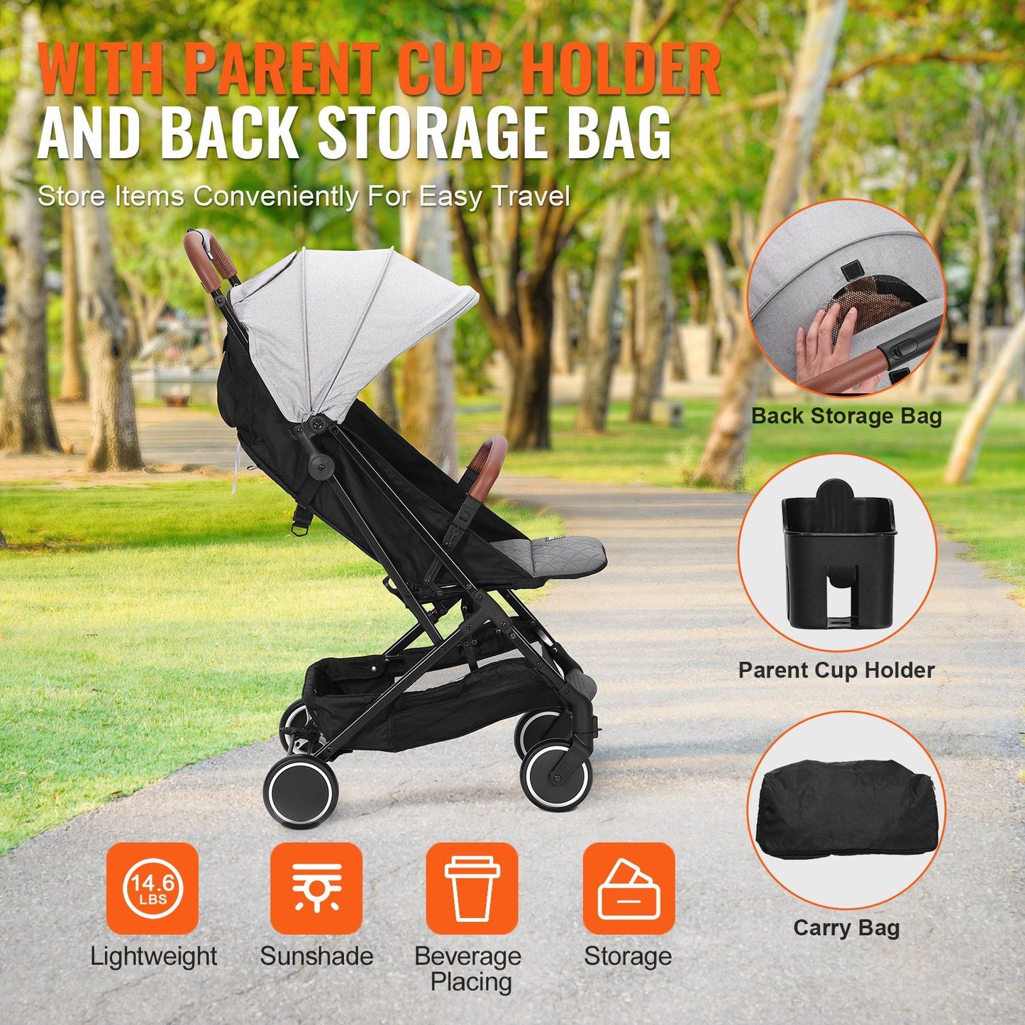 VEVOR Standard Stroller