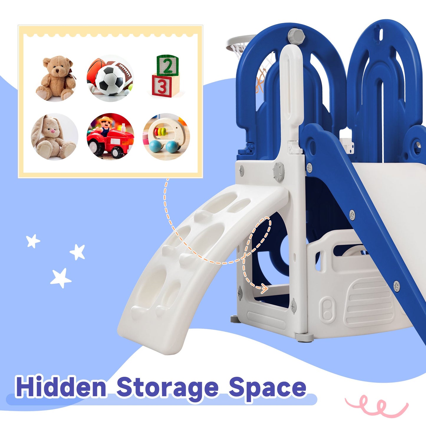 4 in 1 Climber and Slide Set