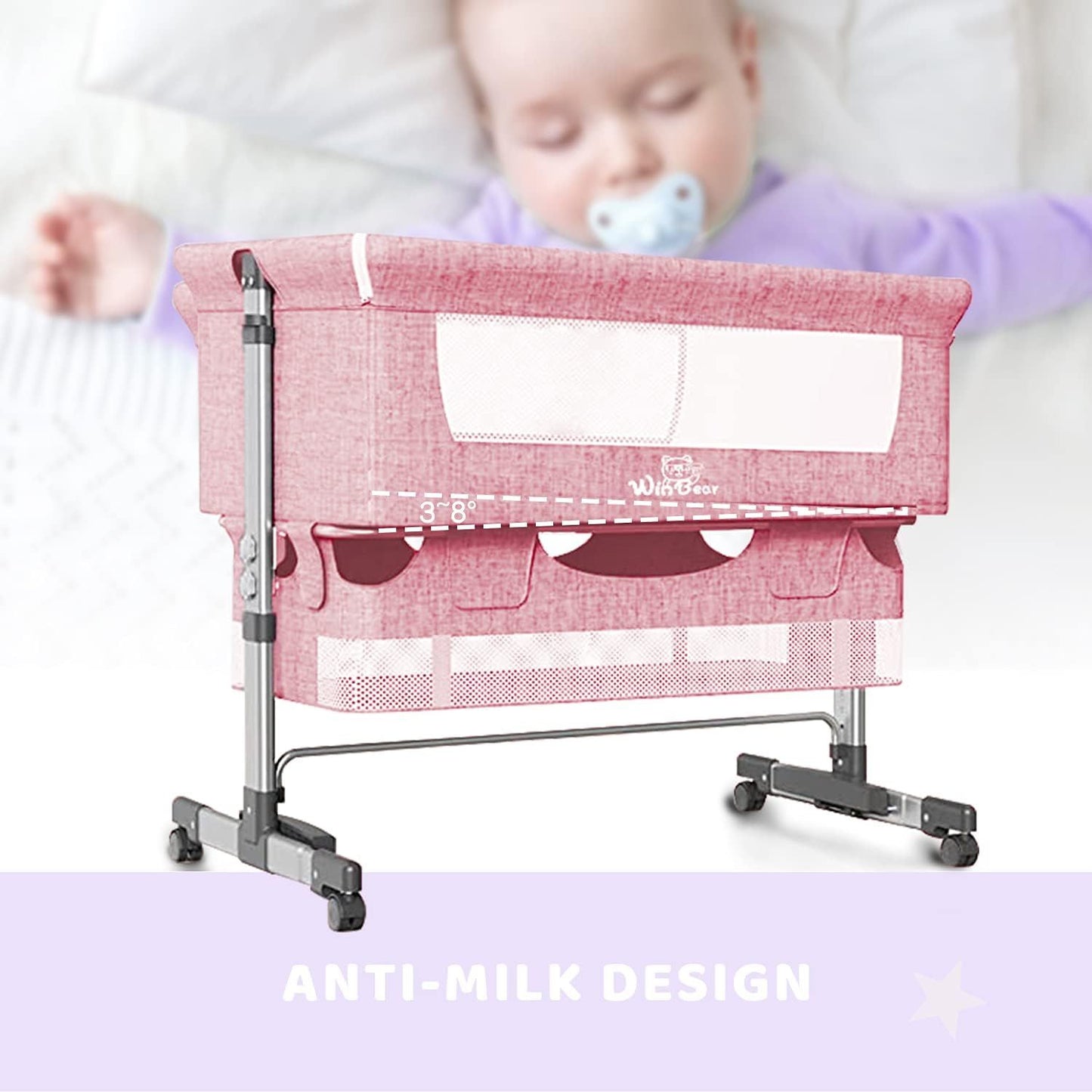 3 in 1 Bedside Crib