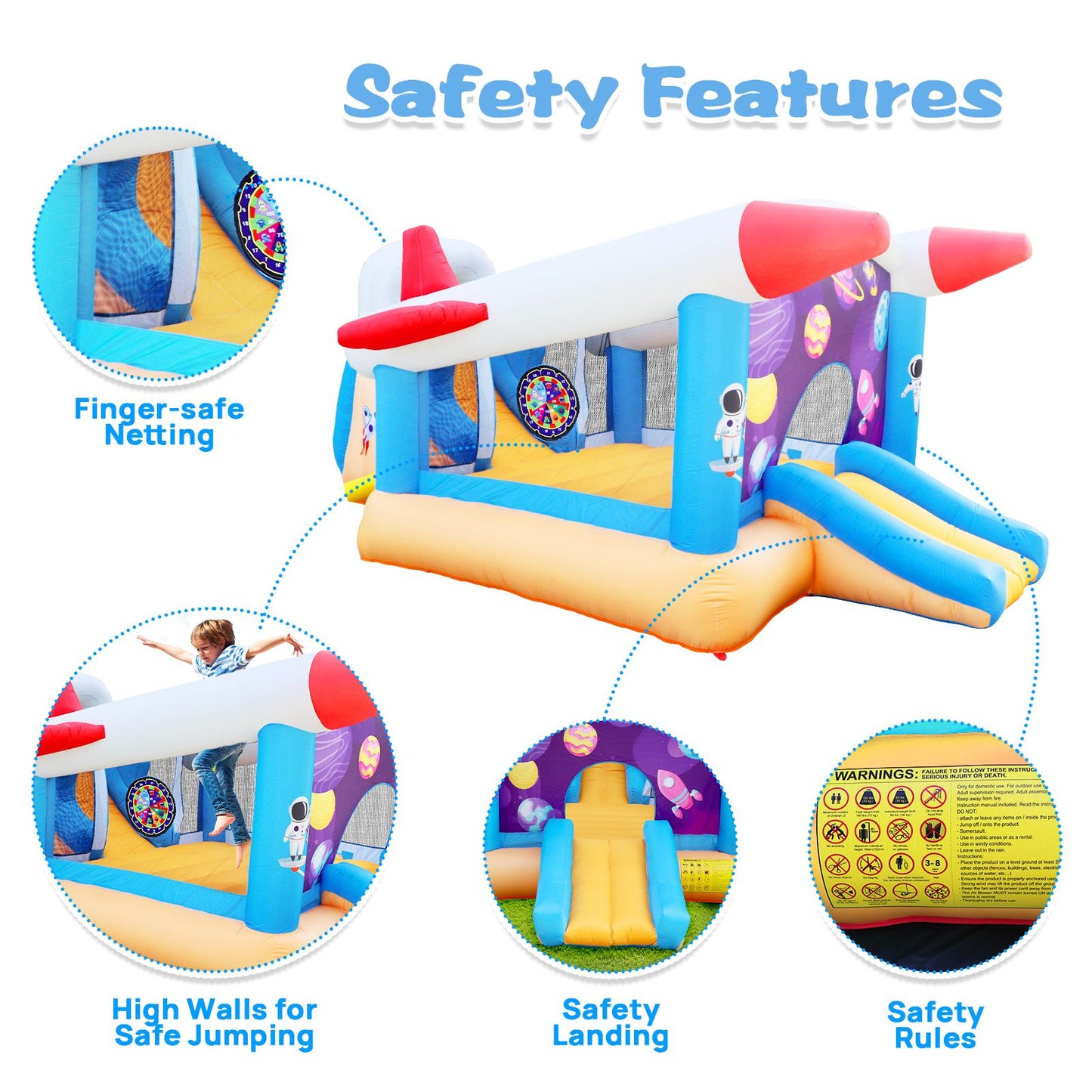 6 in 1 inflatable bouncer