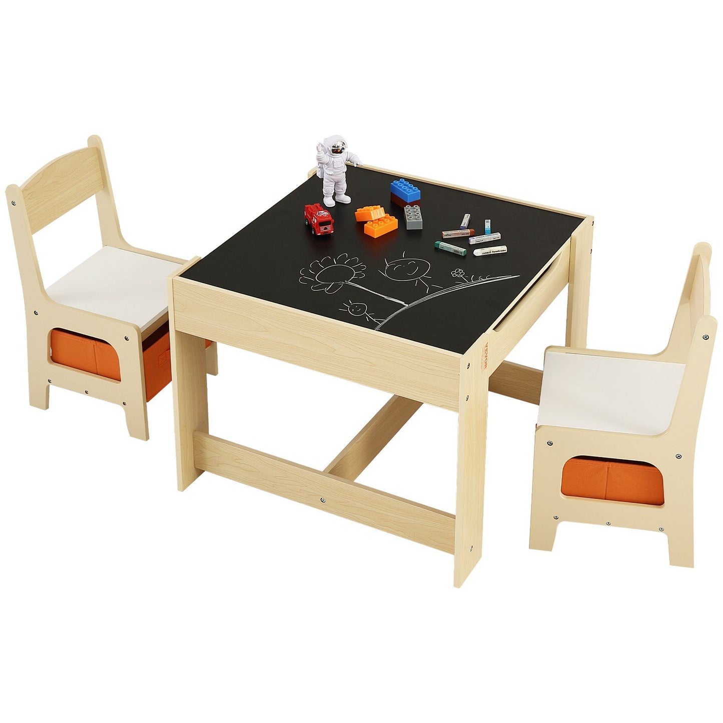 Wooden Table and Chair Set