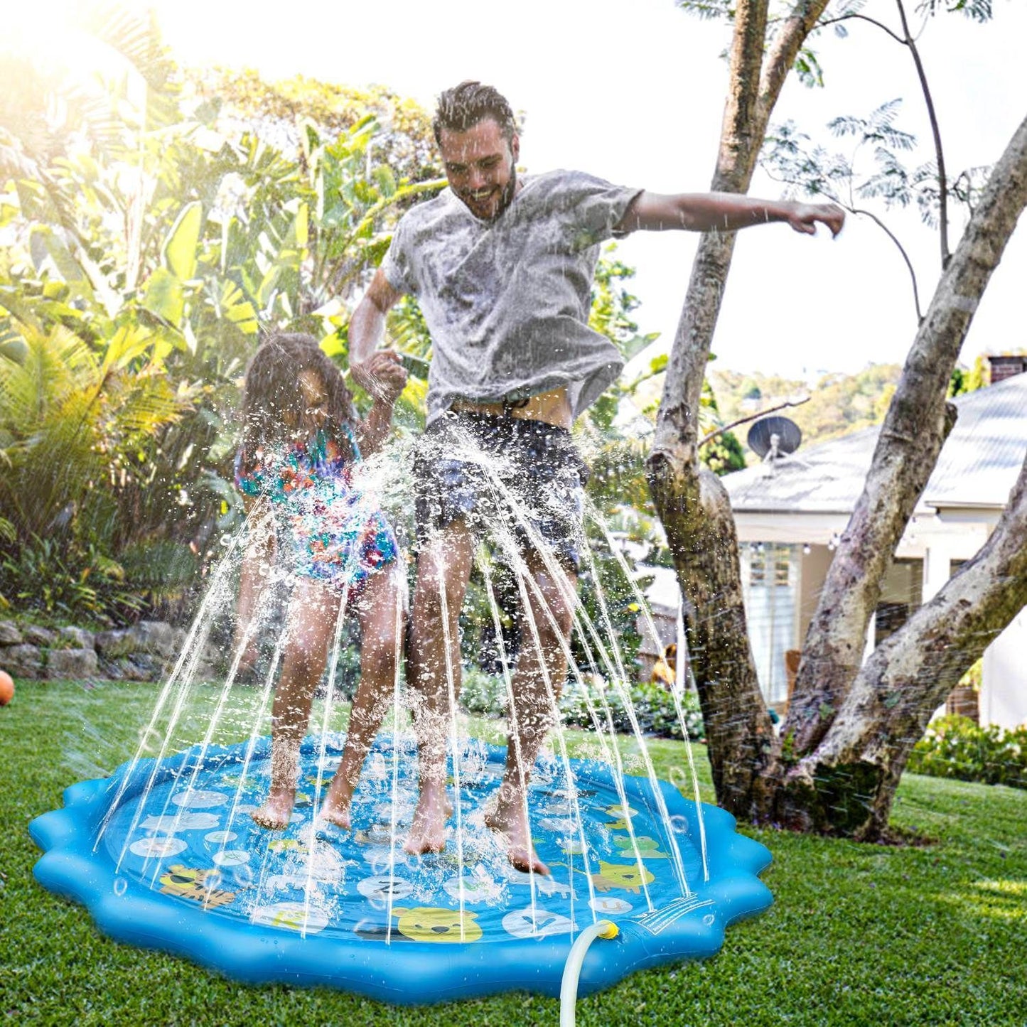 68IN Inflatable Sprinkler Splash Pad