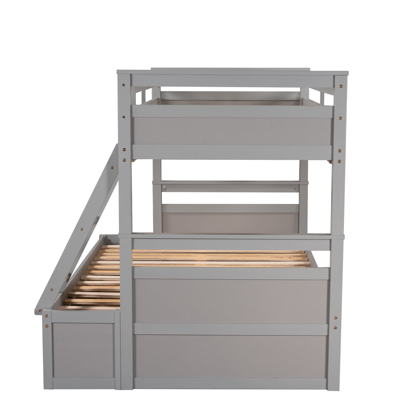 Twin over Full Bunk Bed w/Storage