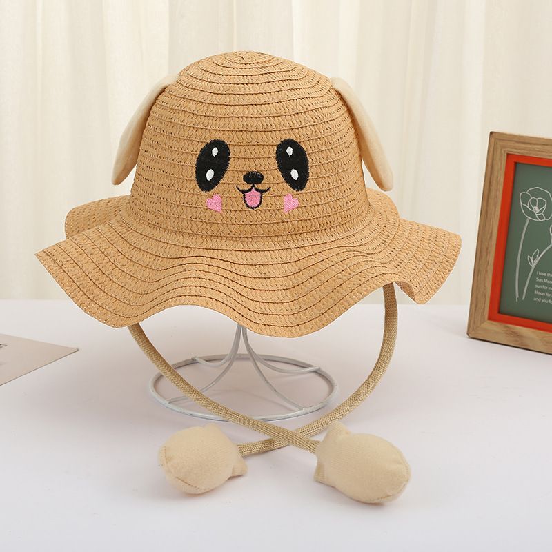 Rabbit Ear Sunshade Straw Hat