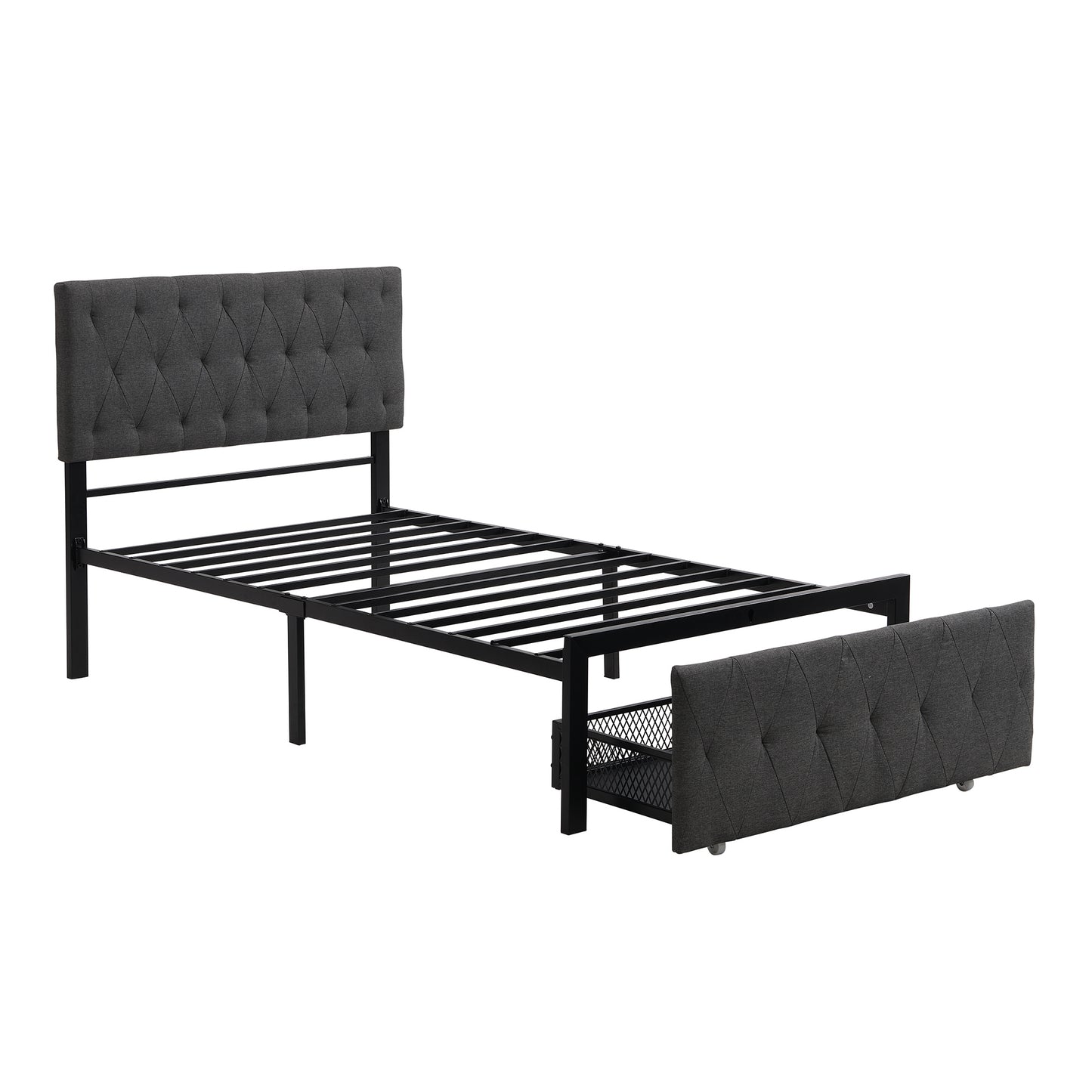 Twin Size Storage Bed w/Big Drawer