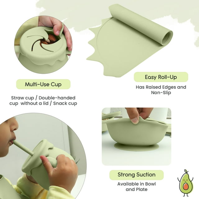 Silicone Baby Feeding Set