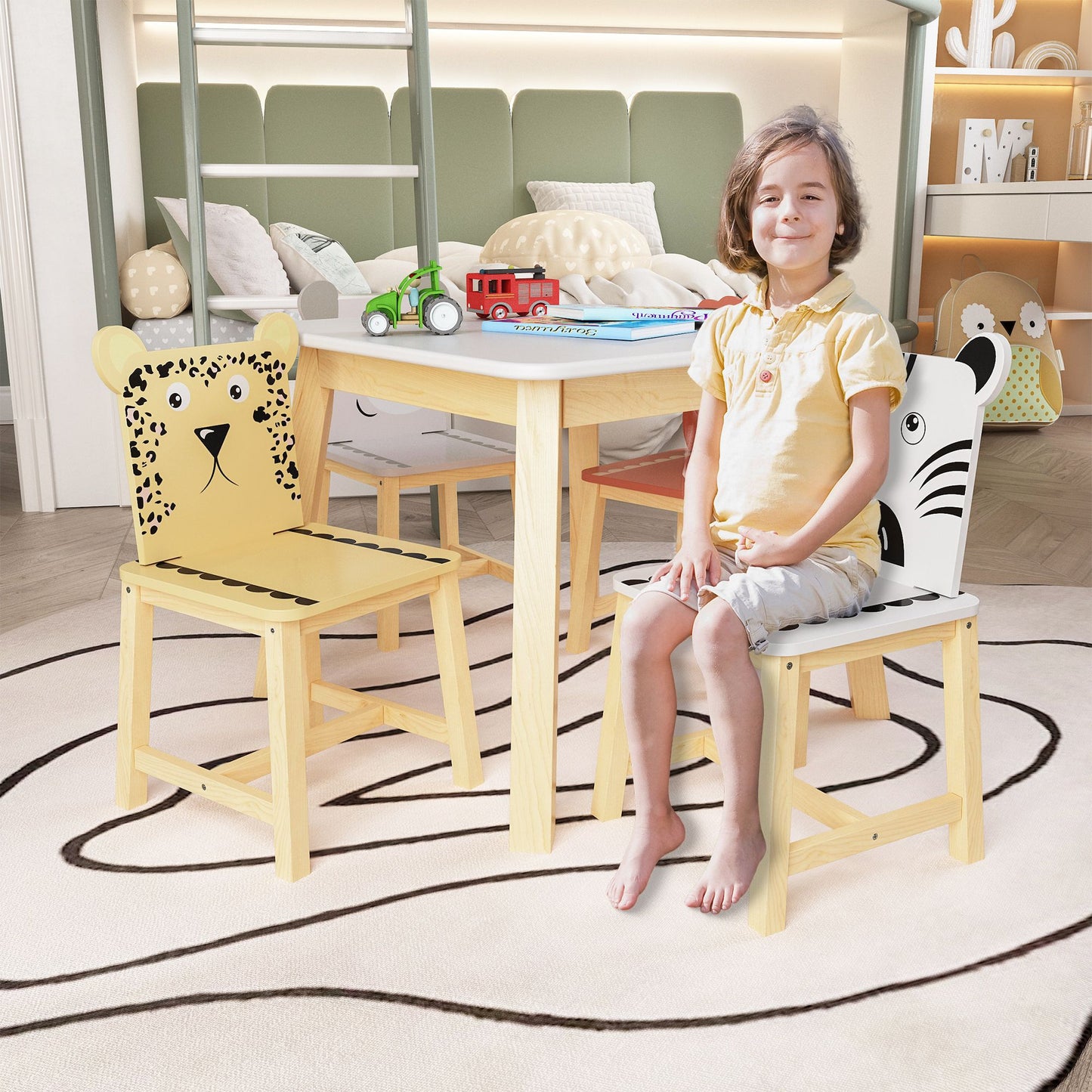 5 Piece Kiddy Table and Chair Set