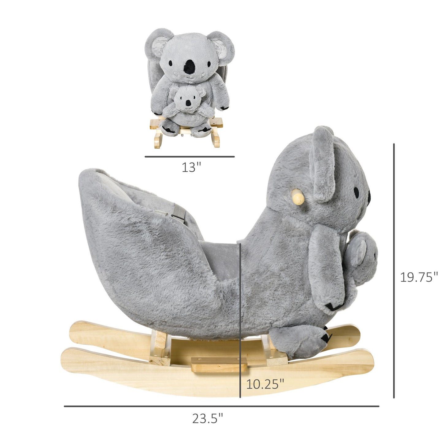 Koala-shaped Rocker w/Sounds